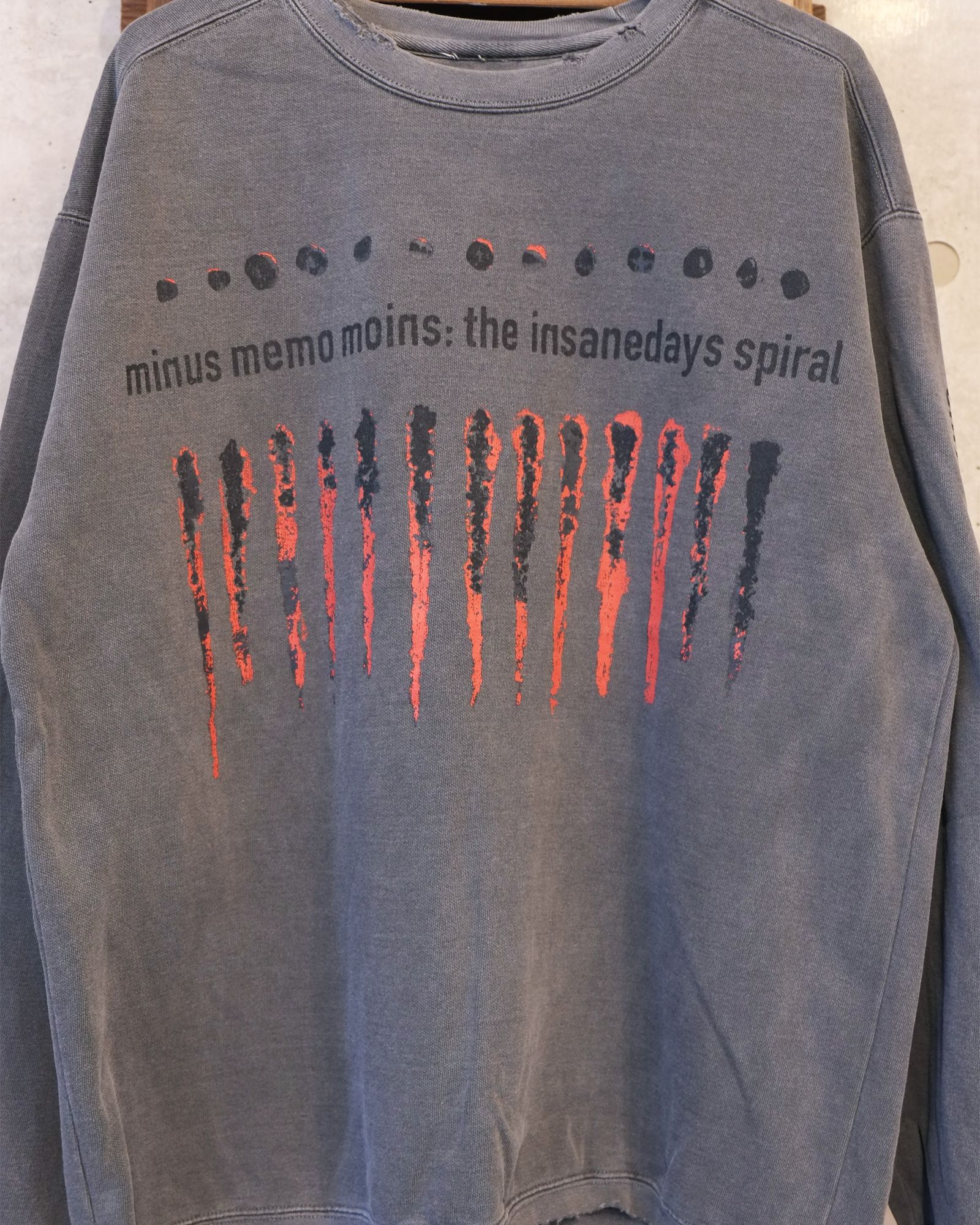 Bootleg Crew Sweat With Damaged(ERROR S) / スウェット / ブラック / M-P4-BG11
