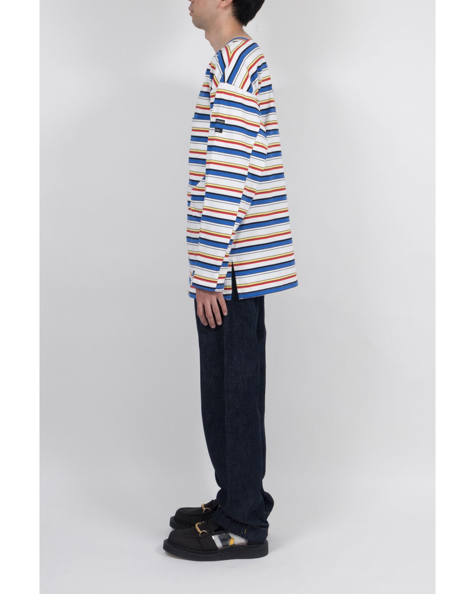 Stroke Tee  L/S Mond Border