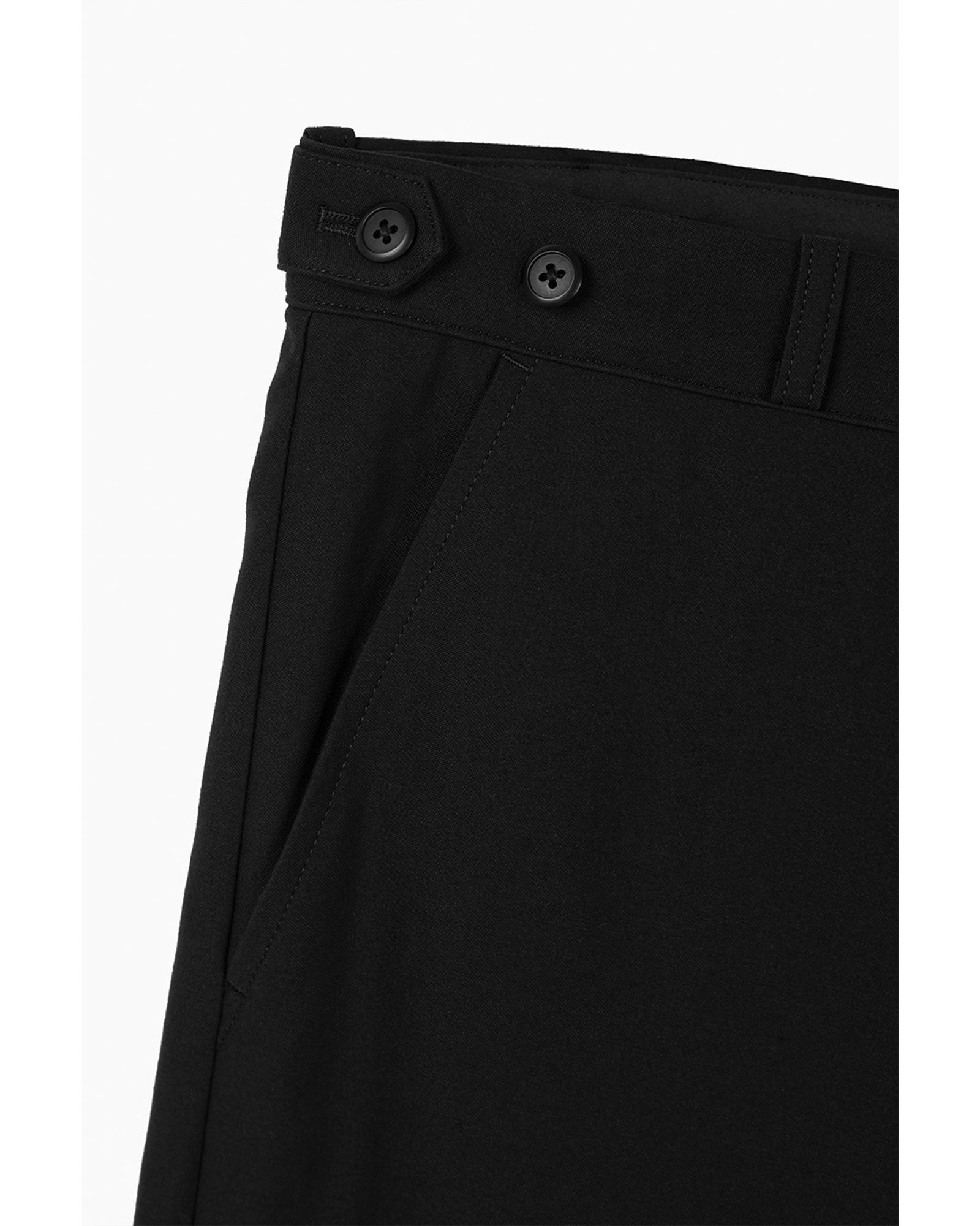C/N CORDURA BACKSATIN BAGGY PANTS / バギーパンツ / ブラック / 2226-559