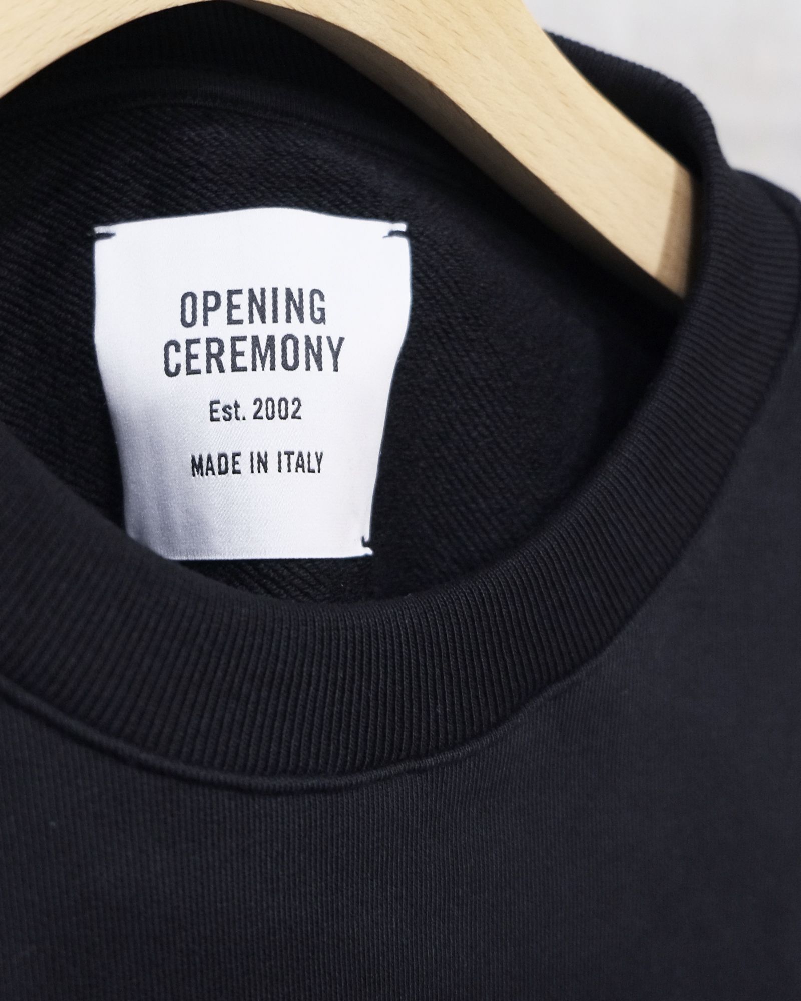 Warped Logo Regular Crewneck