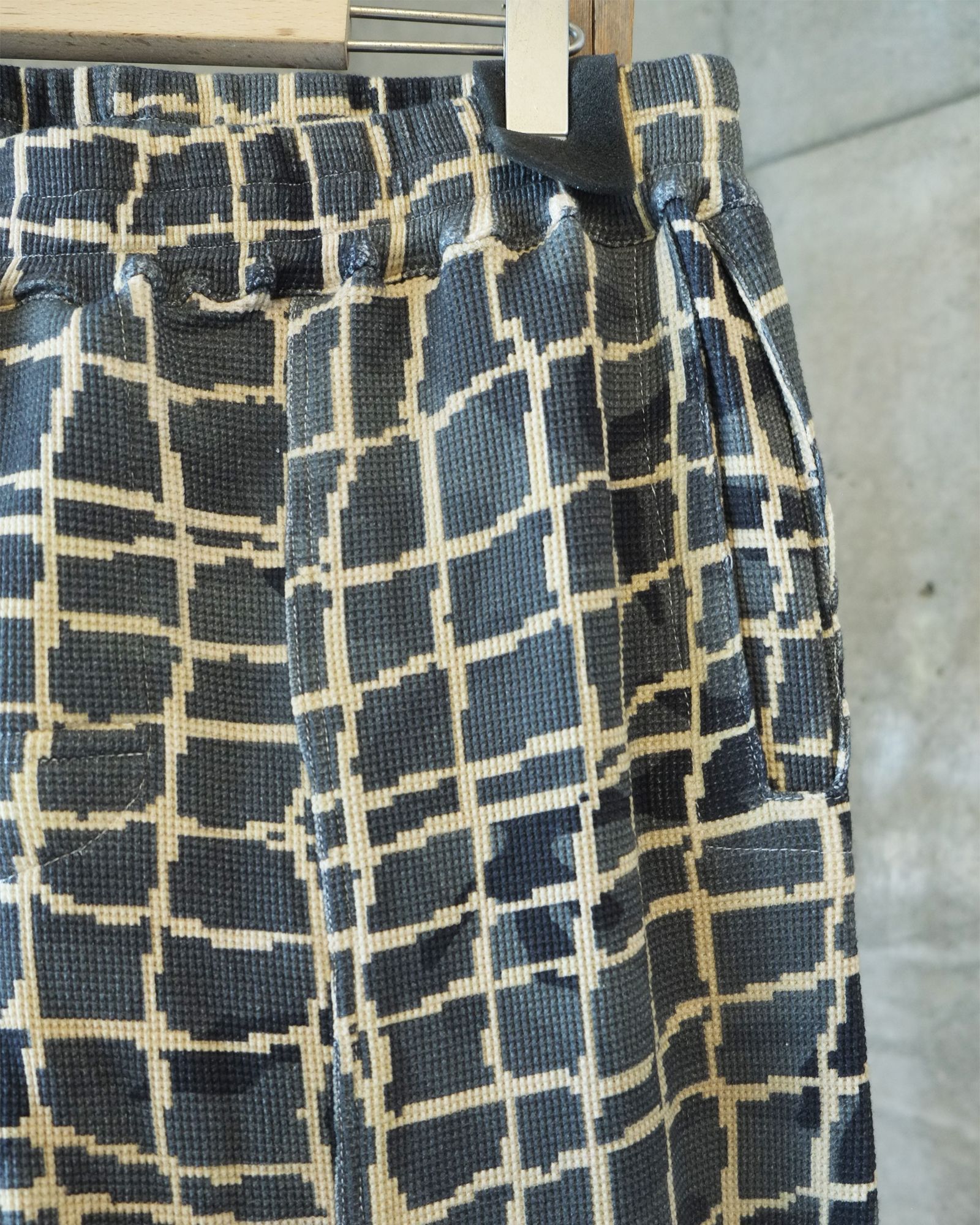 Net Waffle Pants / ワッフル パンツ / ベージュ / PD-262-BT-082