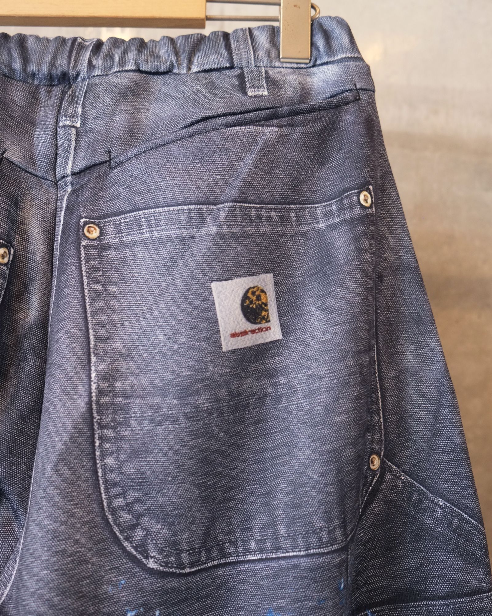 Print Duck Wide Pants