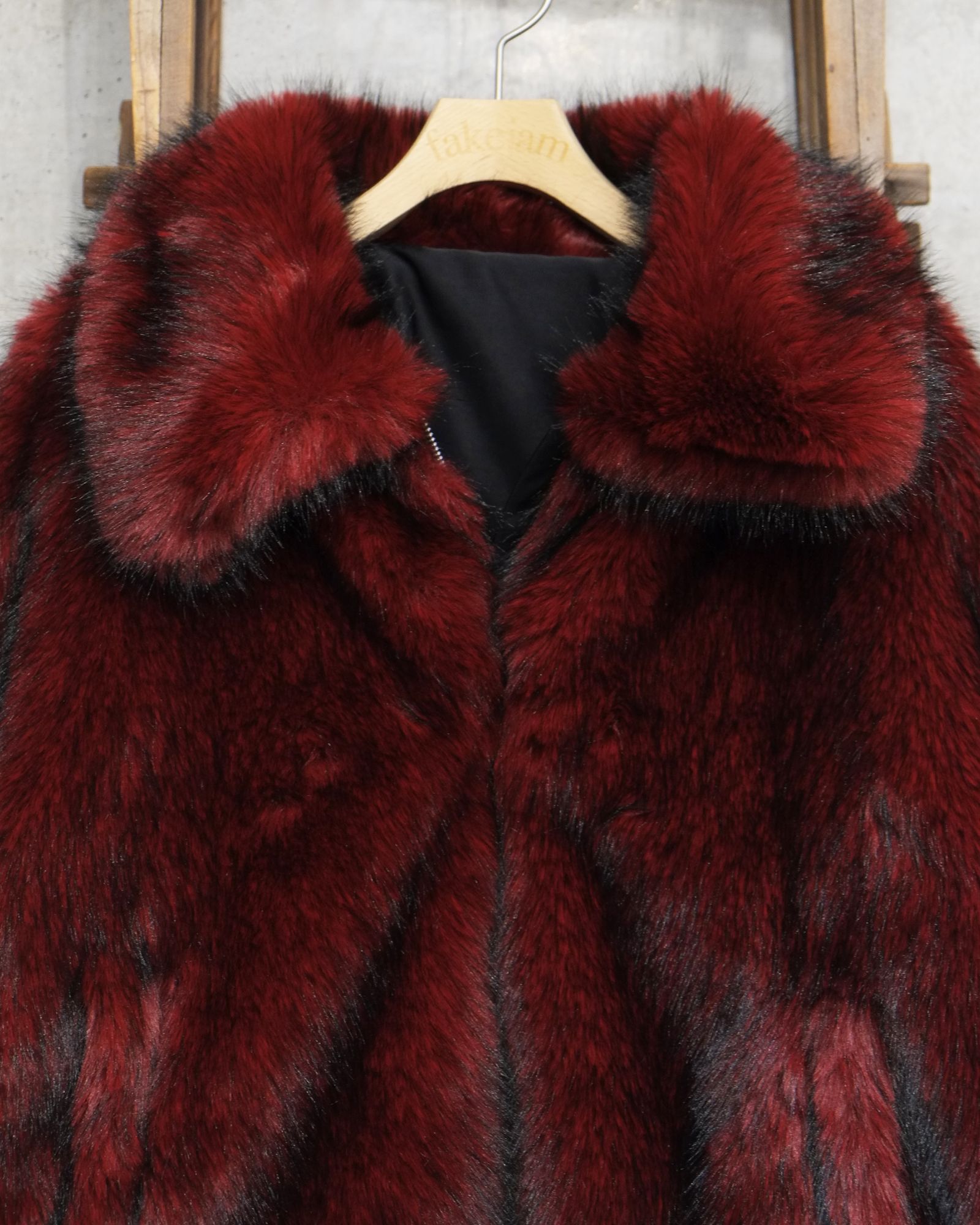 Reversible Fur Jacket / ファー ブルゾン / レッド / LM-26aw-2205