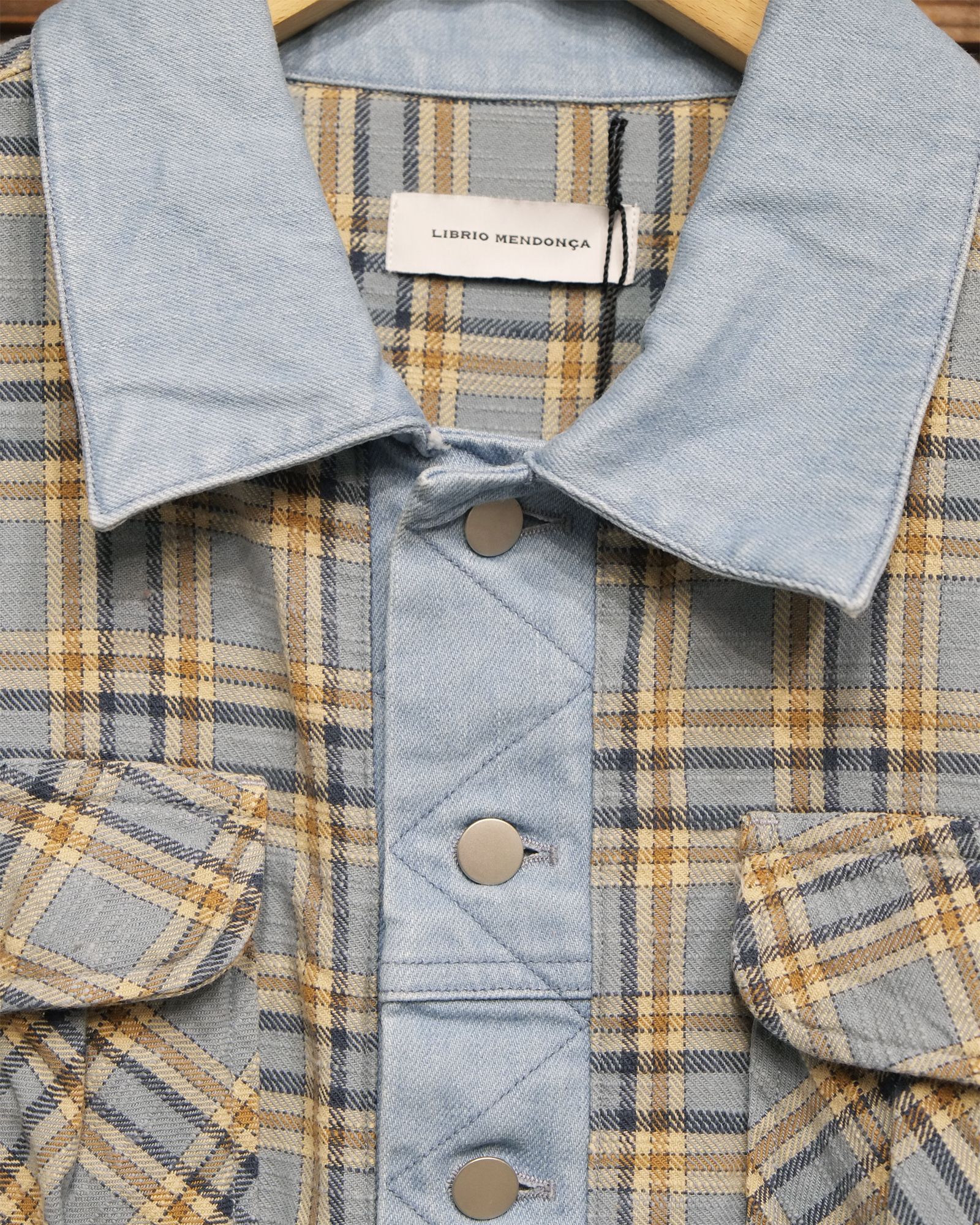 Docking Check Shirt / シャツ / ブルー チェック / LM-26aw-2218