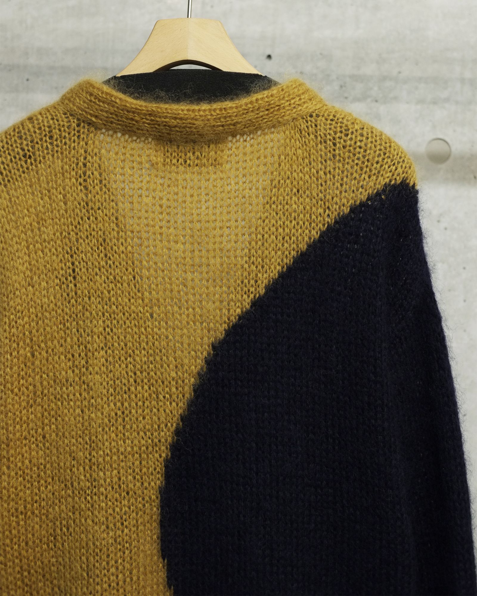 Hand-Knit Diamond Cardigan