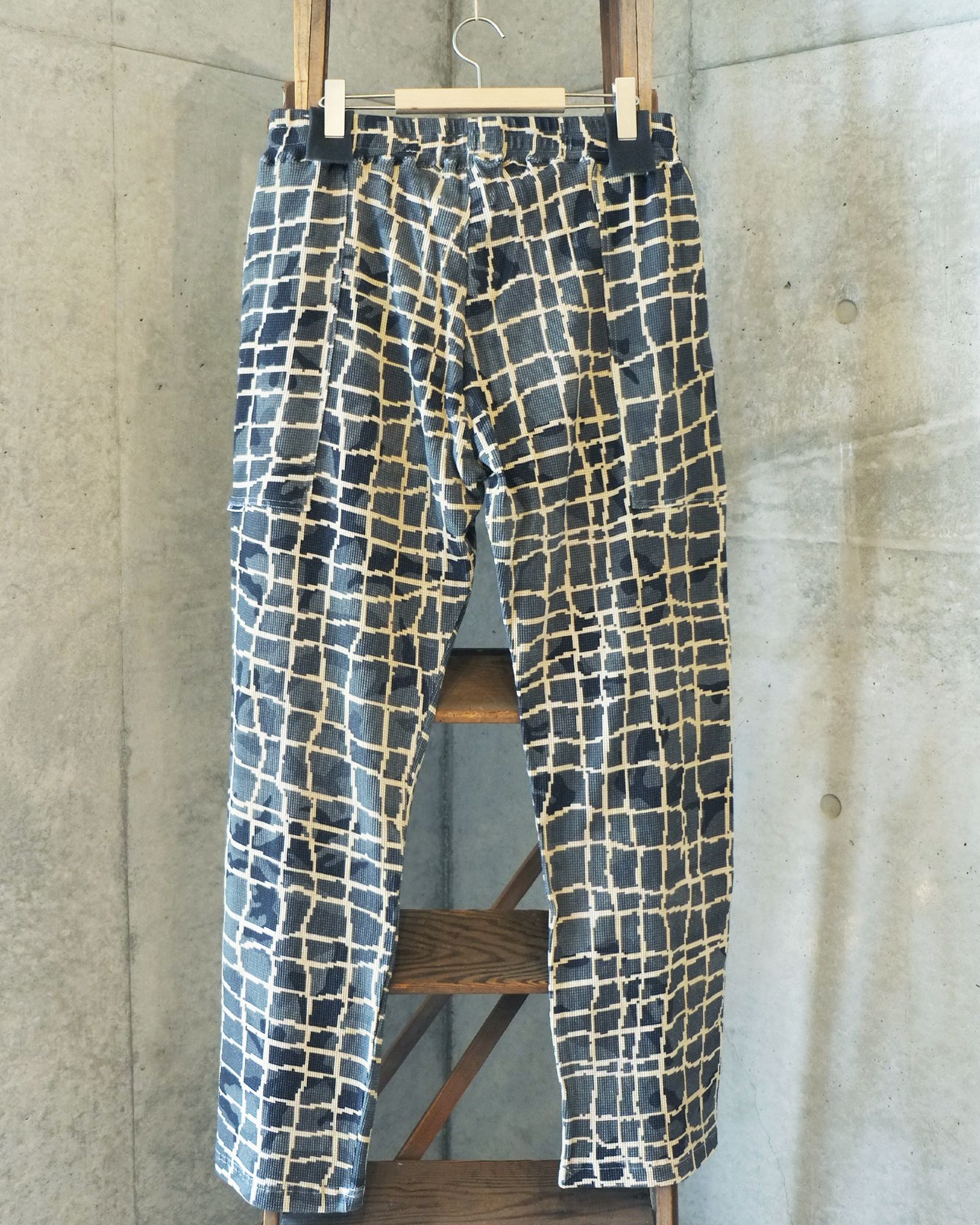 Net Waffle Pants / ワッフル パンツ / ベージュ / PD-262-BT-082