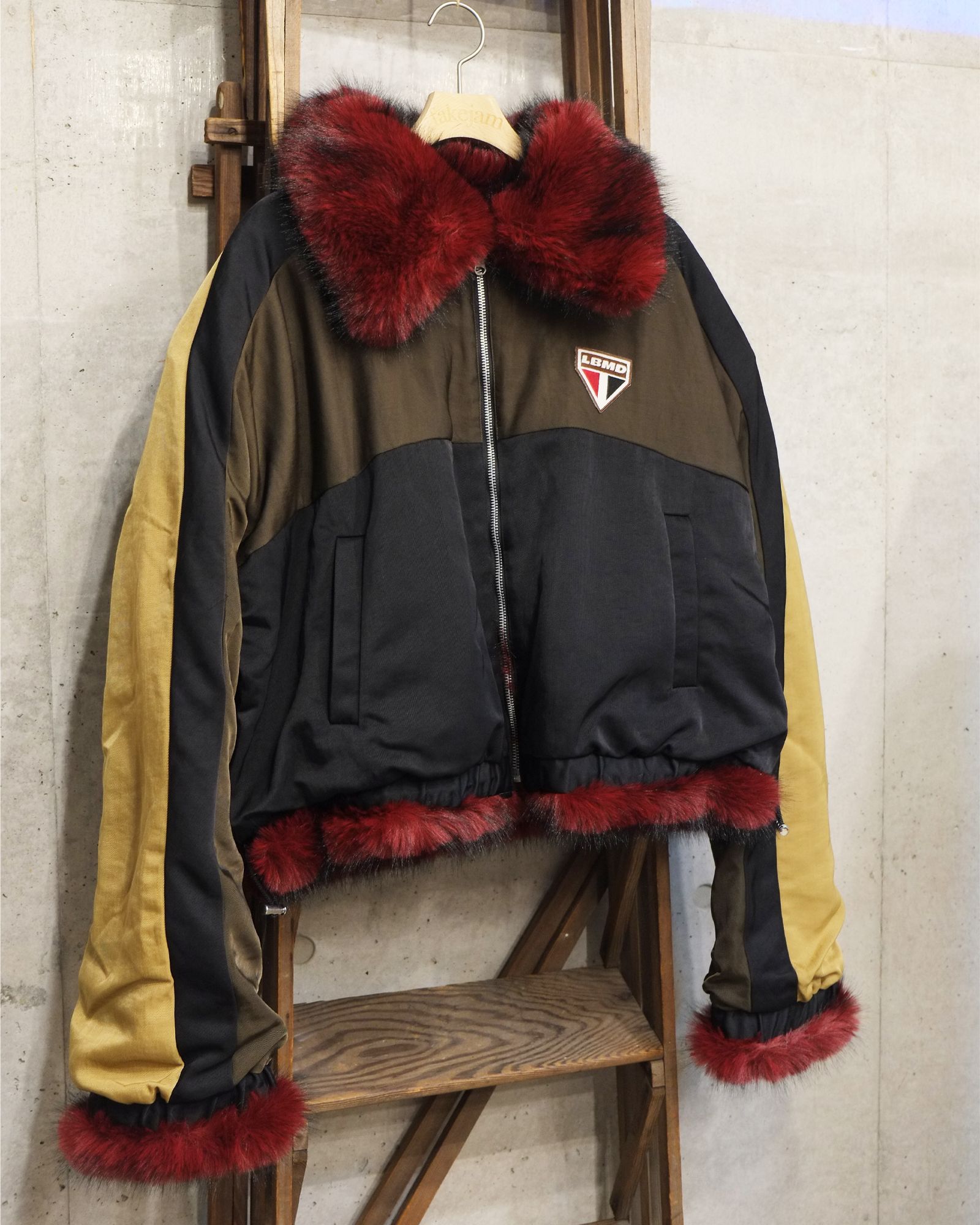 Reversible Fur Jacket / ファー ブルゾン / レッド / LM-26aw-2205