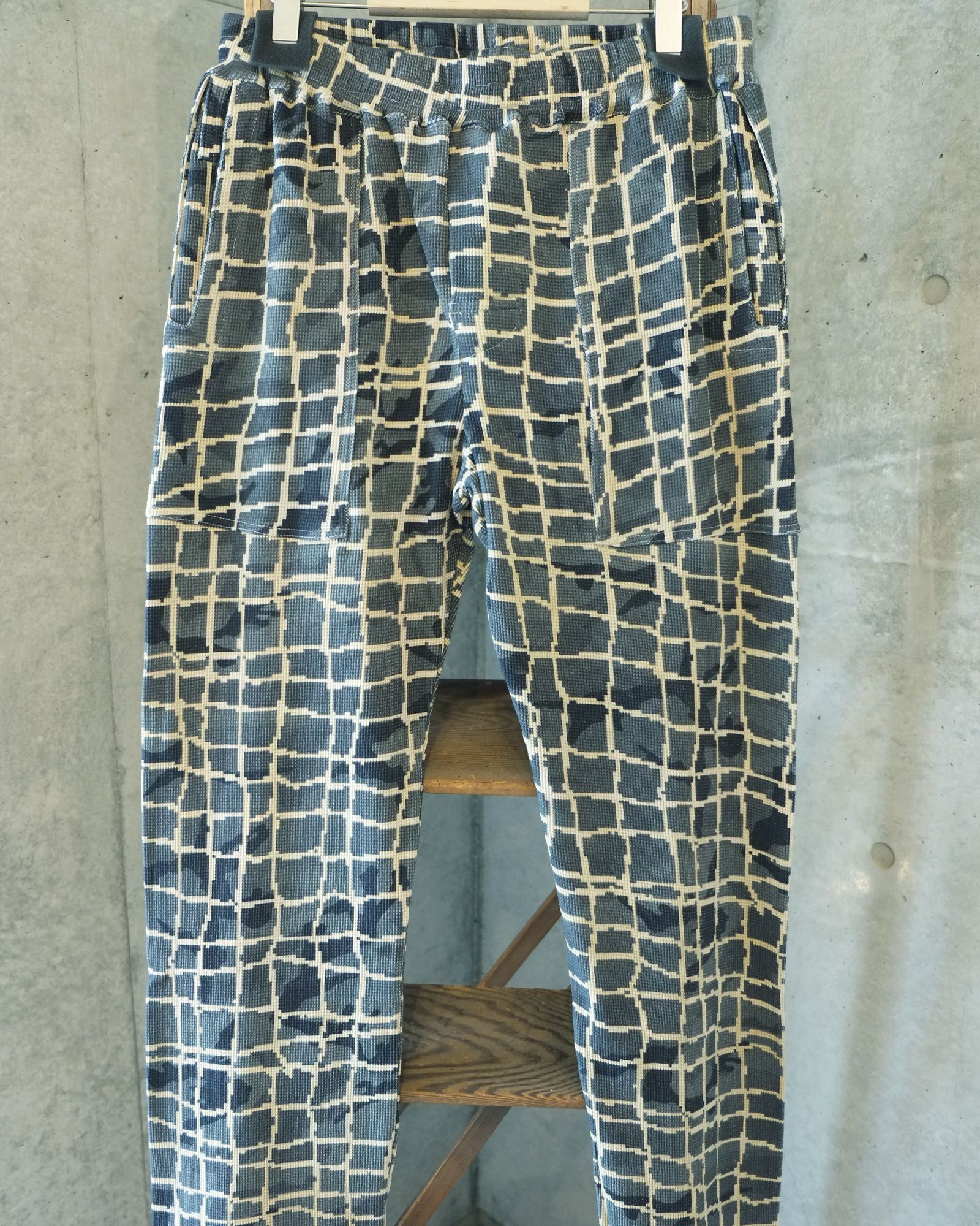 Net Waffle Pants / ワッフル パンツ / ベージュ / PD-262-BT-082