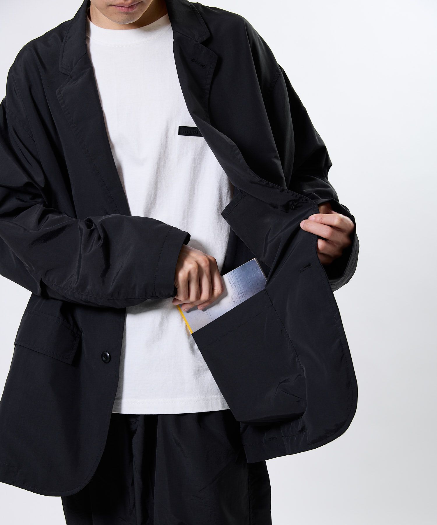 Supplex® DAILY LOOSE 2B JACKET / ルーズ 2Bジャケット / ブラック / MTM-JK-0384-26-C