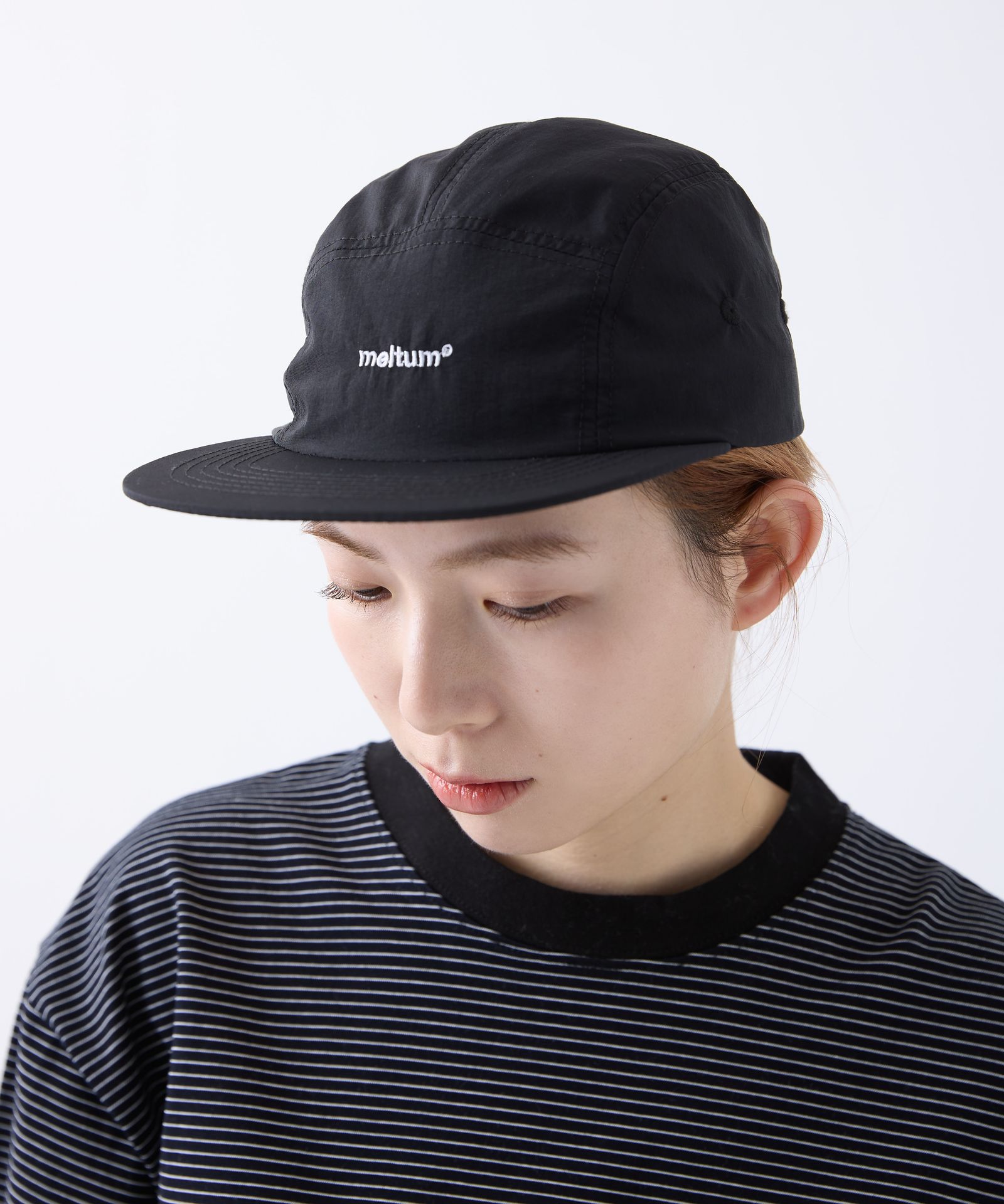 EMBROIDERY LOGO CAP / ロゴ キャップ/ ブラック / MTM-HT-0264-24-B