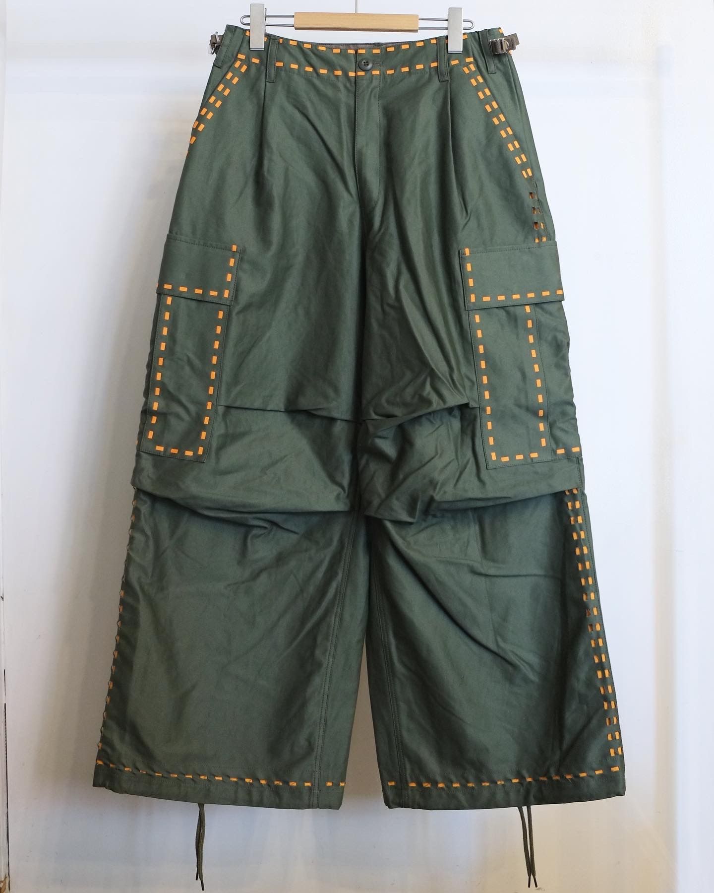 AMOK - 【定番デザイン】Laser Stitch Military Pants / カーゴパンツ