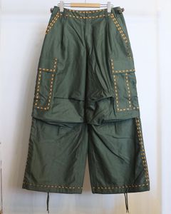 【定番デザイン】Laser Stitch Military Pants / カーゴパンツ / メンズ