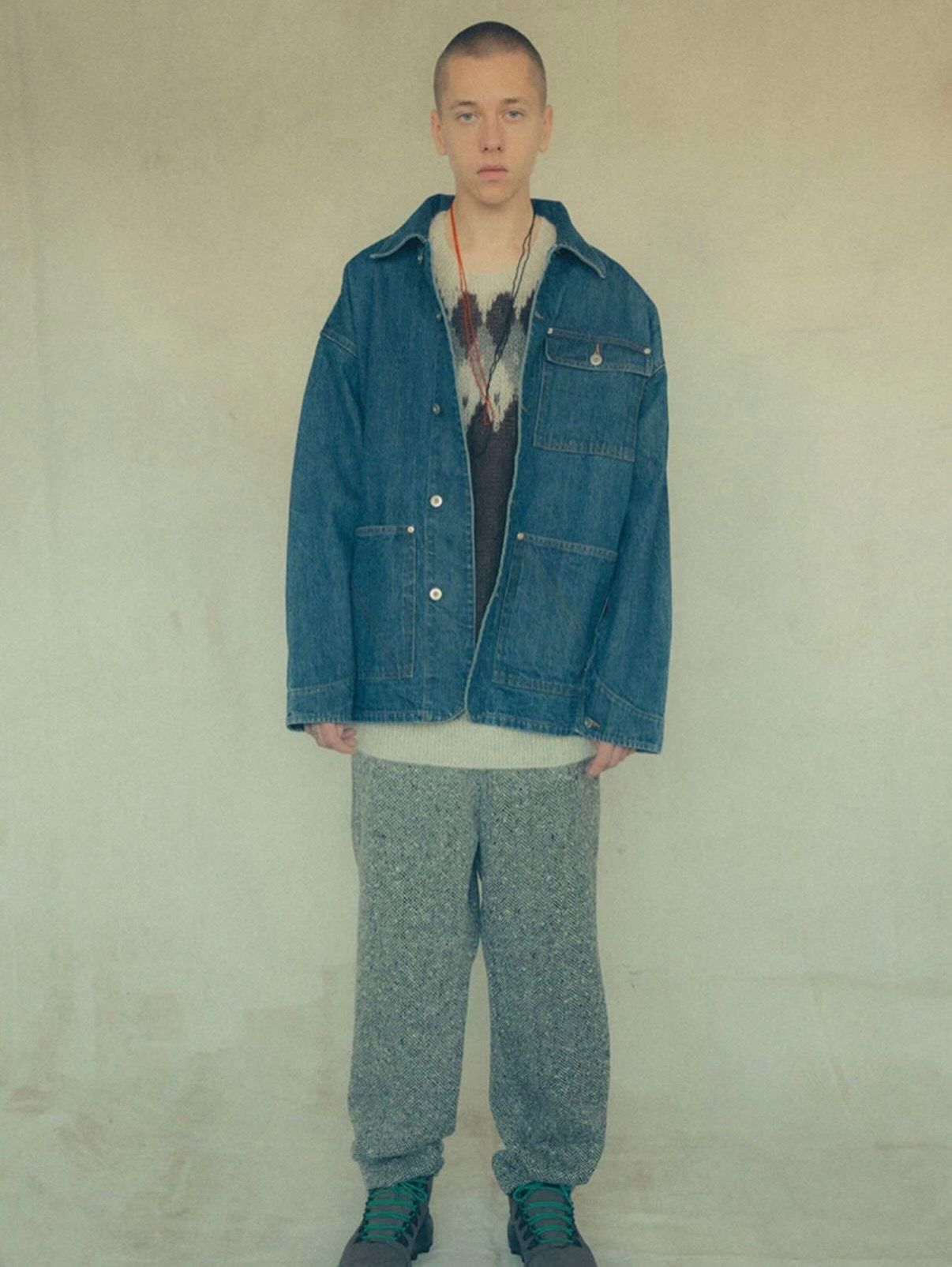 Hand Knit Snowflake Sweater