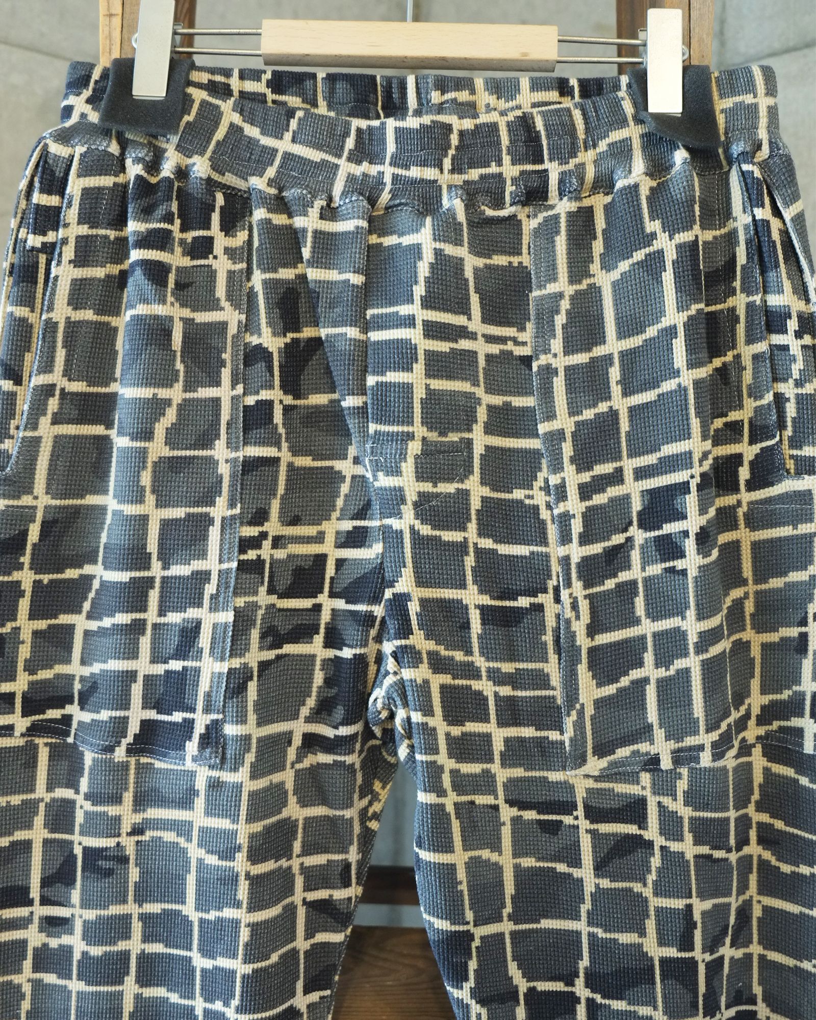 Net Waffle Pants / ワッフル パンツ / ベージュ / PD-262-BT-082