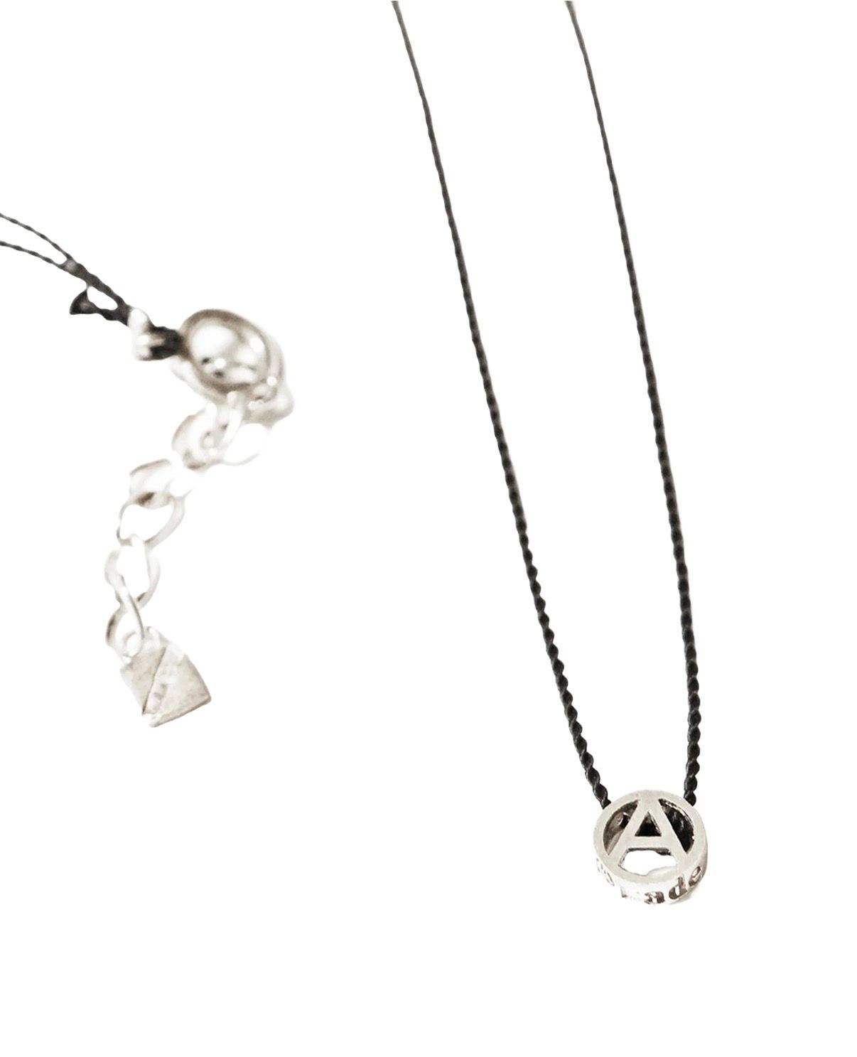 Tiny A Necklace Silver