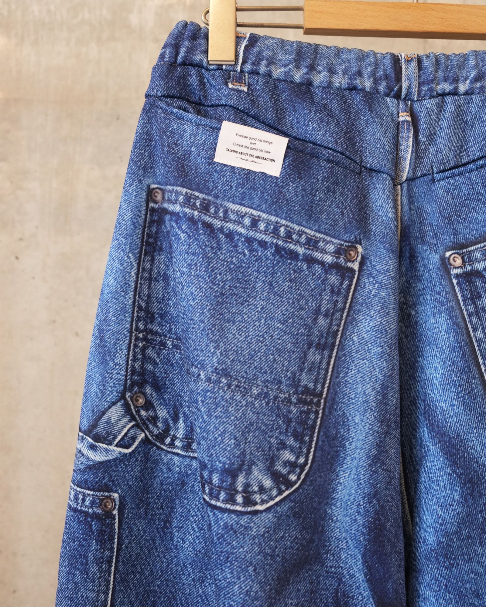 Print Duck Wide Pants