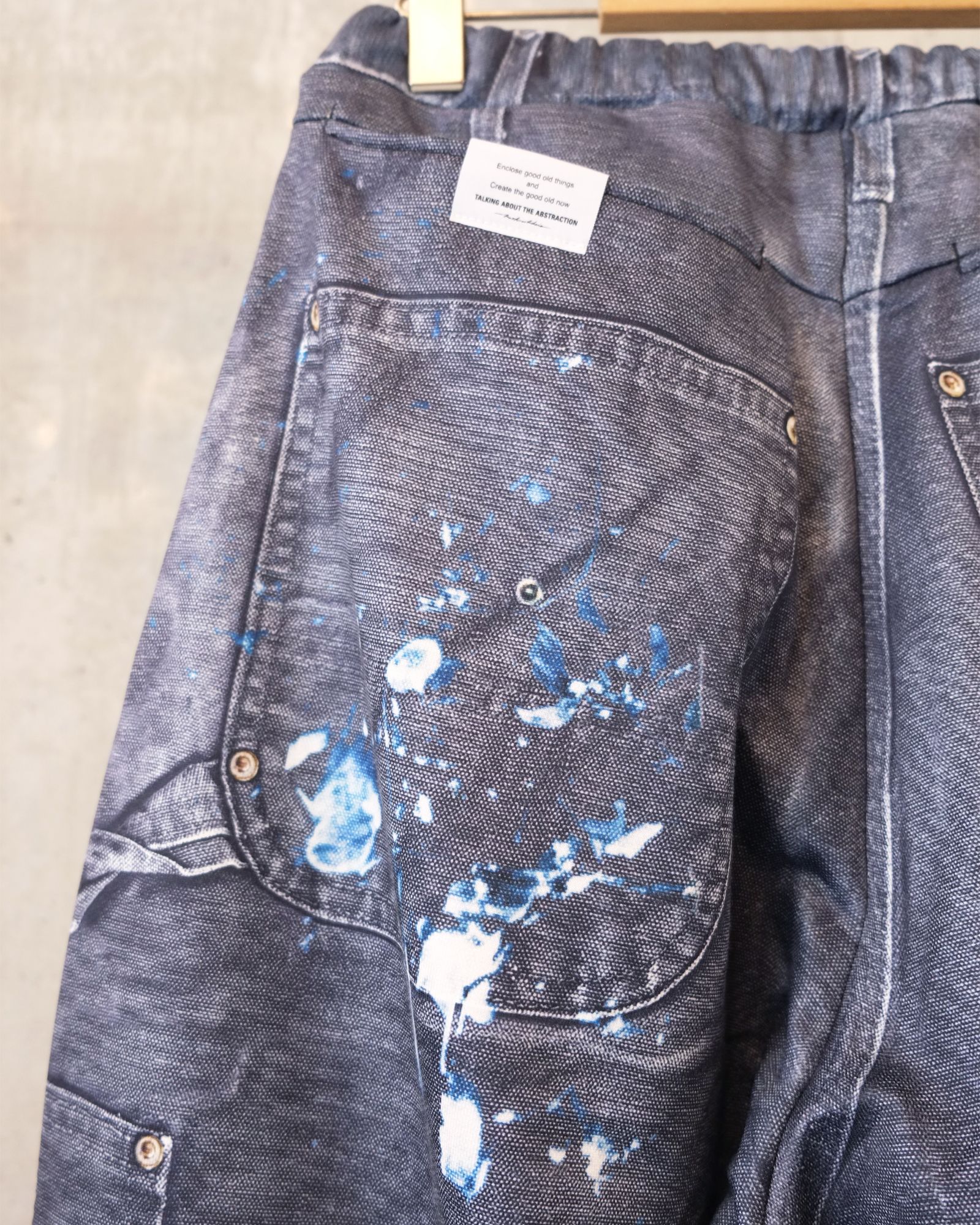 Print Duck Wide Pants