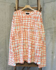 Net L/S Waffle Thermal / ワッフル ロングスリーブTシャツ / レッド / PD-262-LCS-022