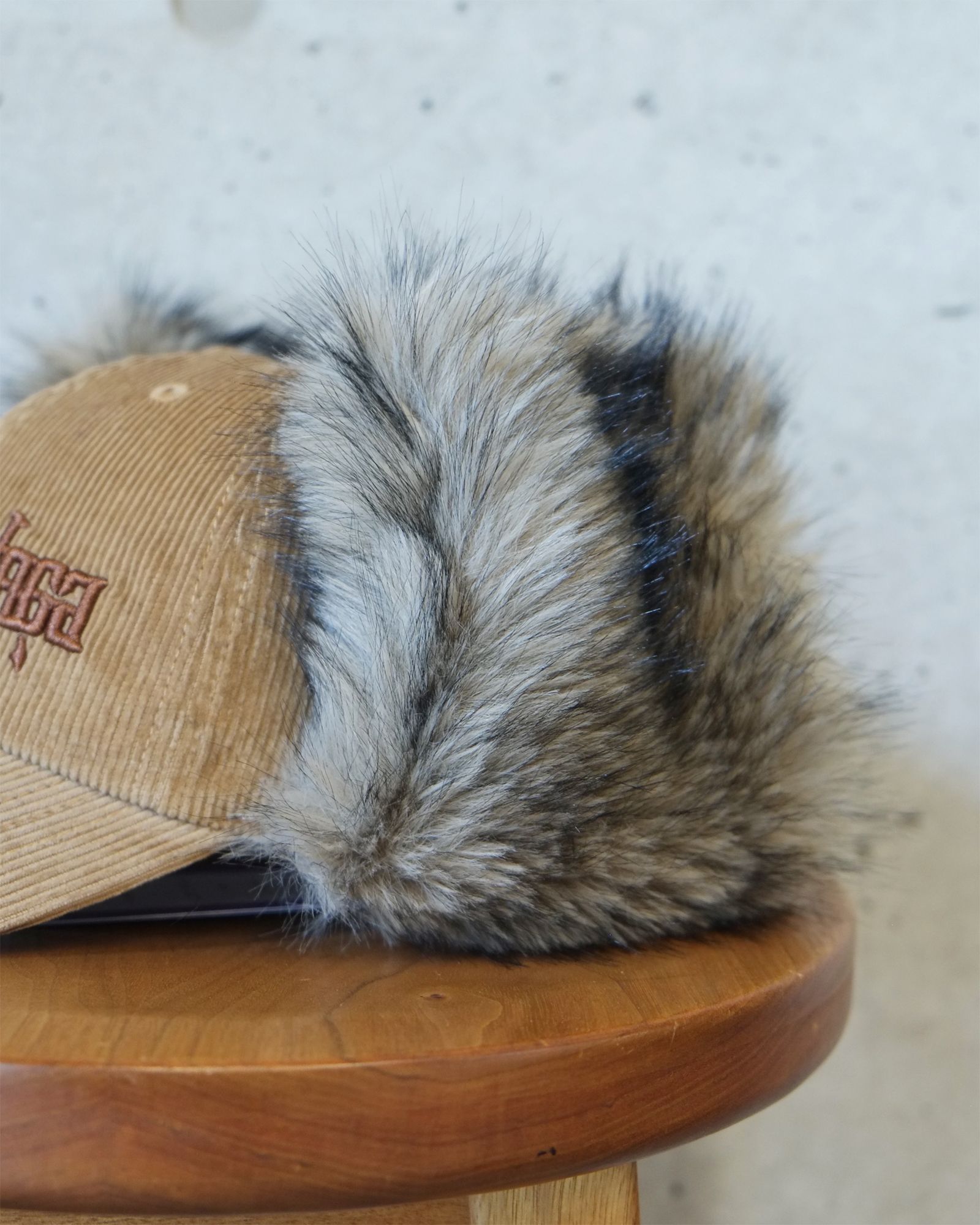CORDUROY FLIGHT CAP / コーデュロイ フライト キャップ / ベージュ / LM-26aw-1235