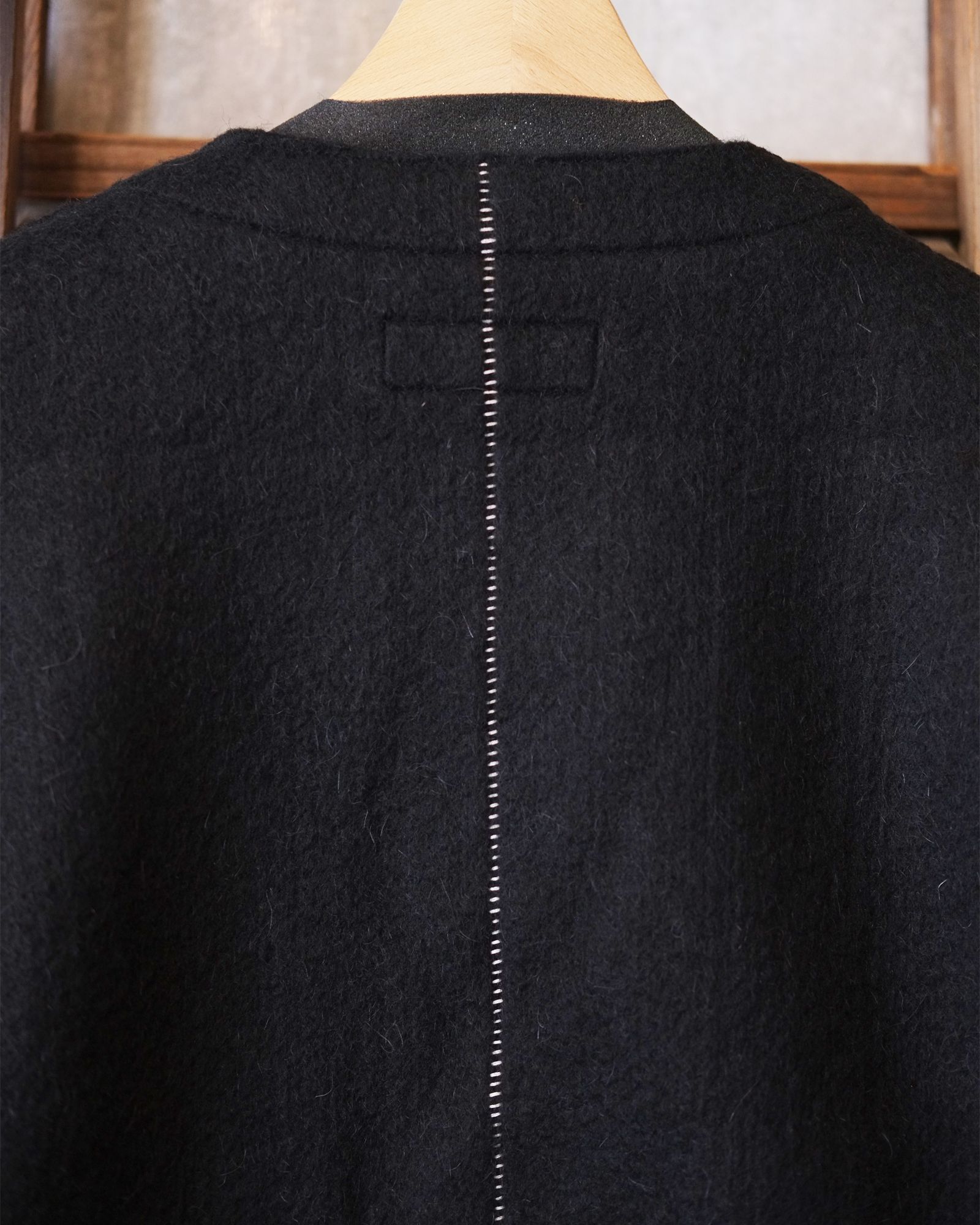 Cut Off 1B Cardigan(NEEDLE SHAGGY MOHAIR) / カーディガン / ブラック / M-P2-KW6