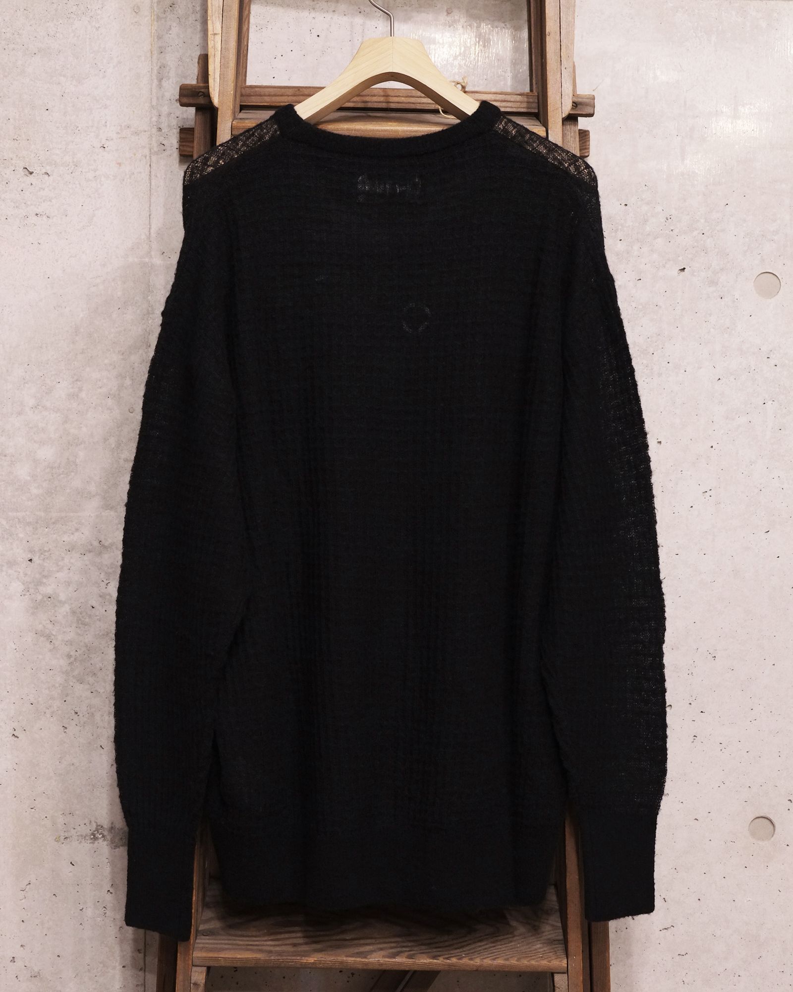 Aiy Merino Waffle Sweater / ニット / ブラック / PD-262-KN-071
