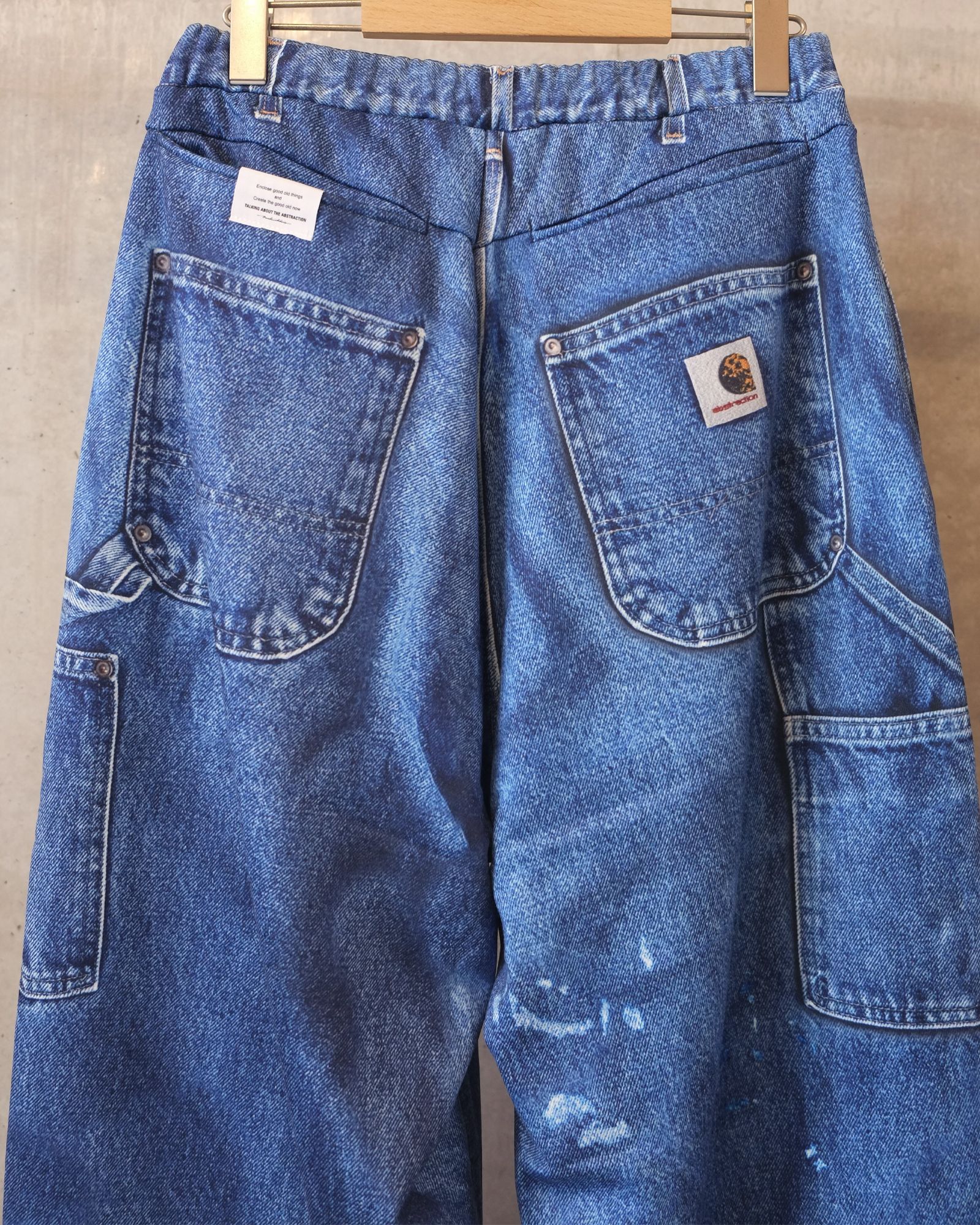 Print Duck Wide Pants