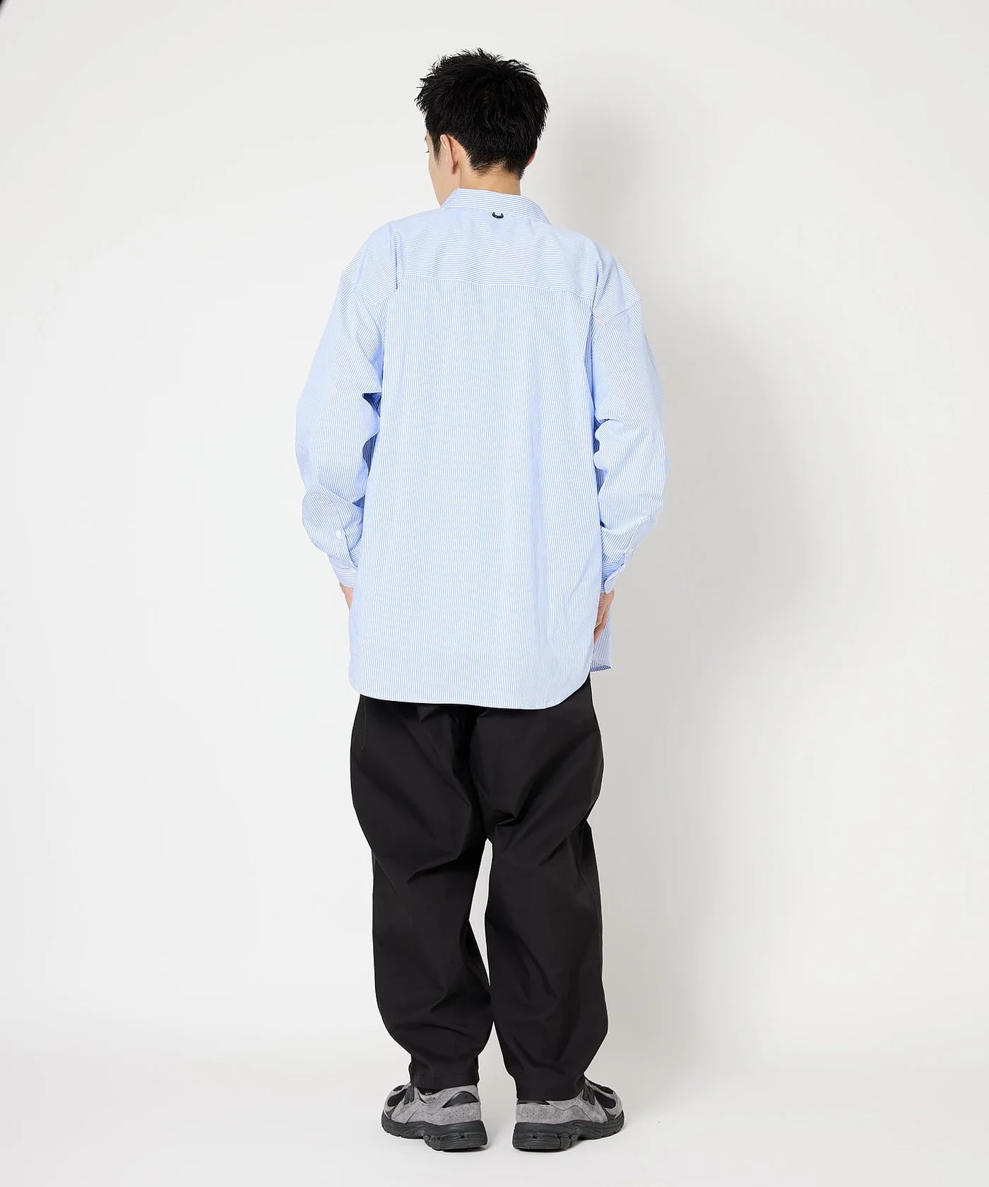 LOOSE STRIPE SHIRT L/S / ルーズ ストライプ シャツ / ブルー / MTM-SH-0266-24-B