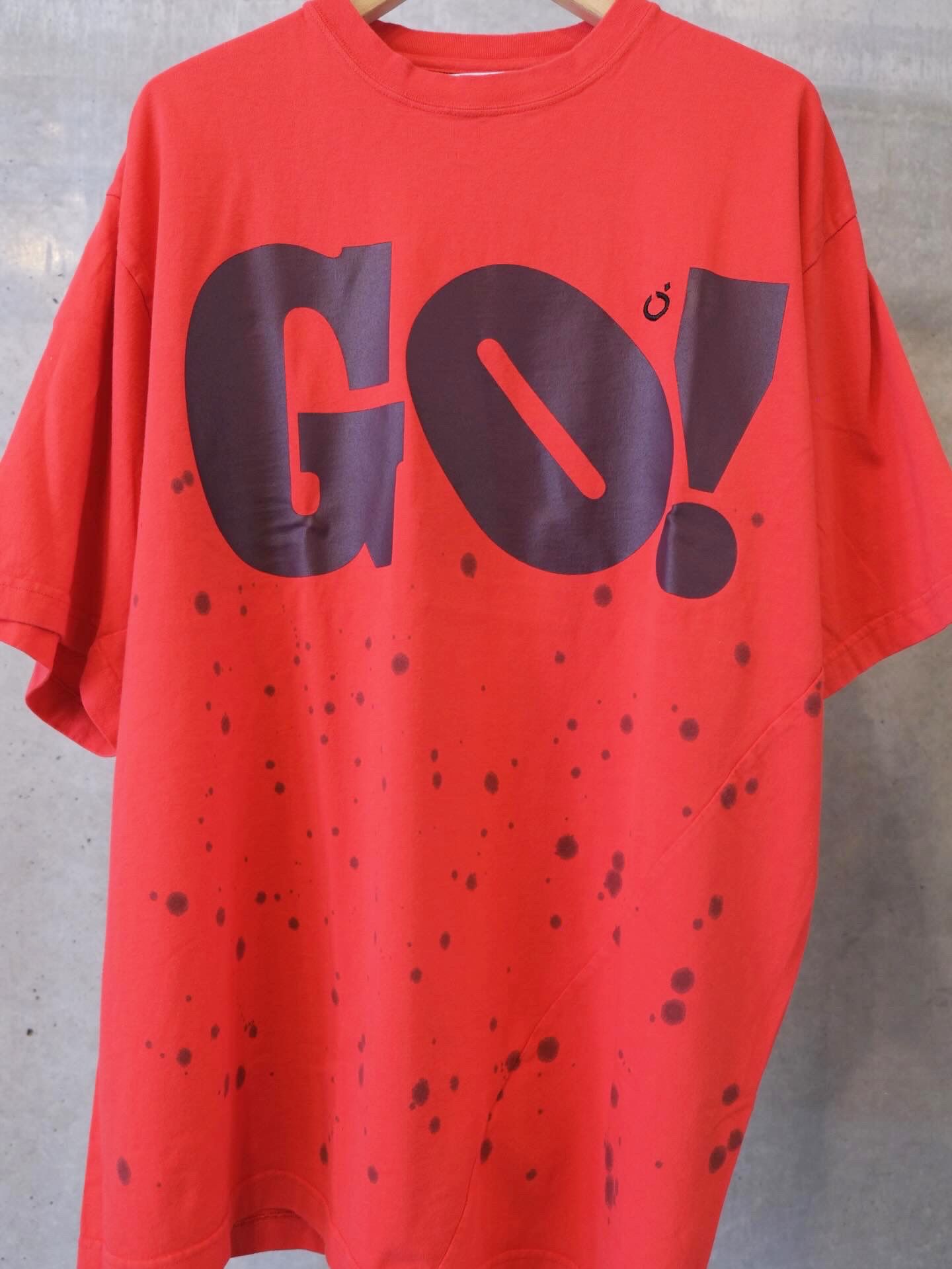 Hand Dye Twist Tee Shirt/ GO!