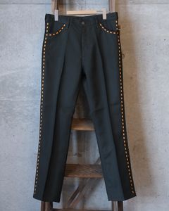 【定番デザイン】Laser Stitch Wrancher Pants / デニム / 細身シルエット / メンズ