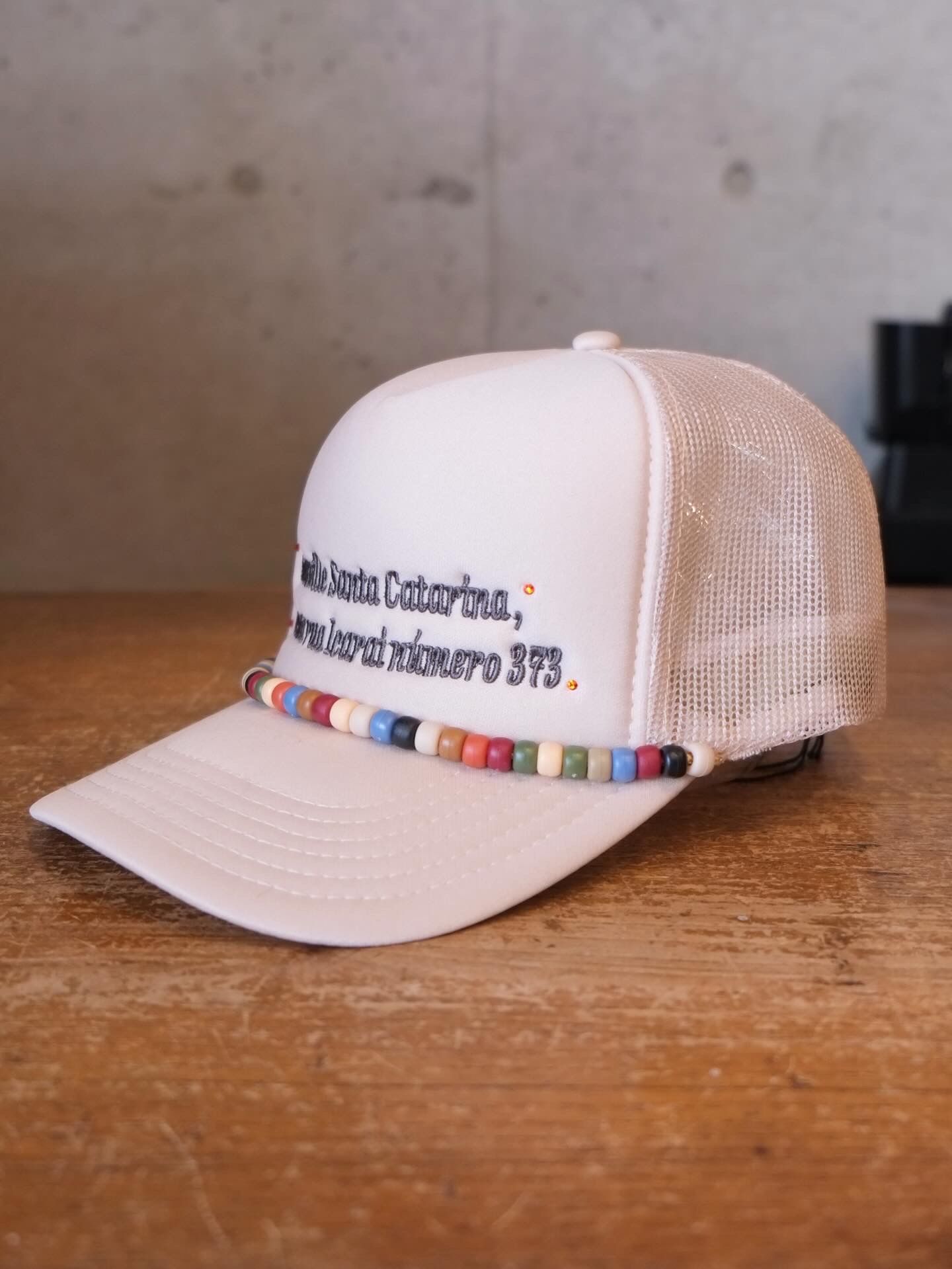 Beads Mesh Cap