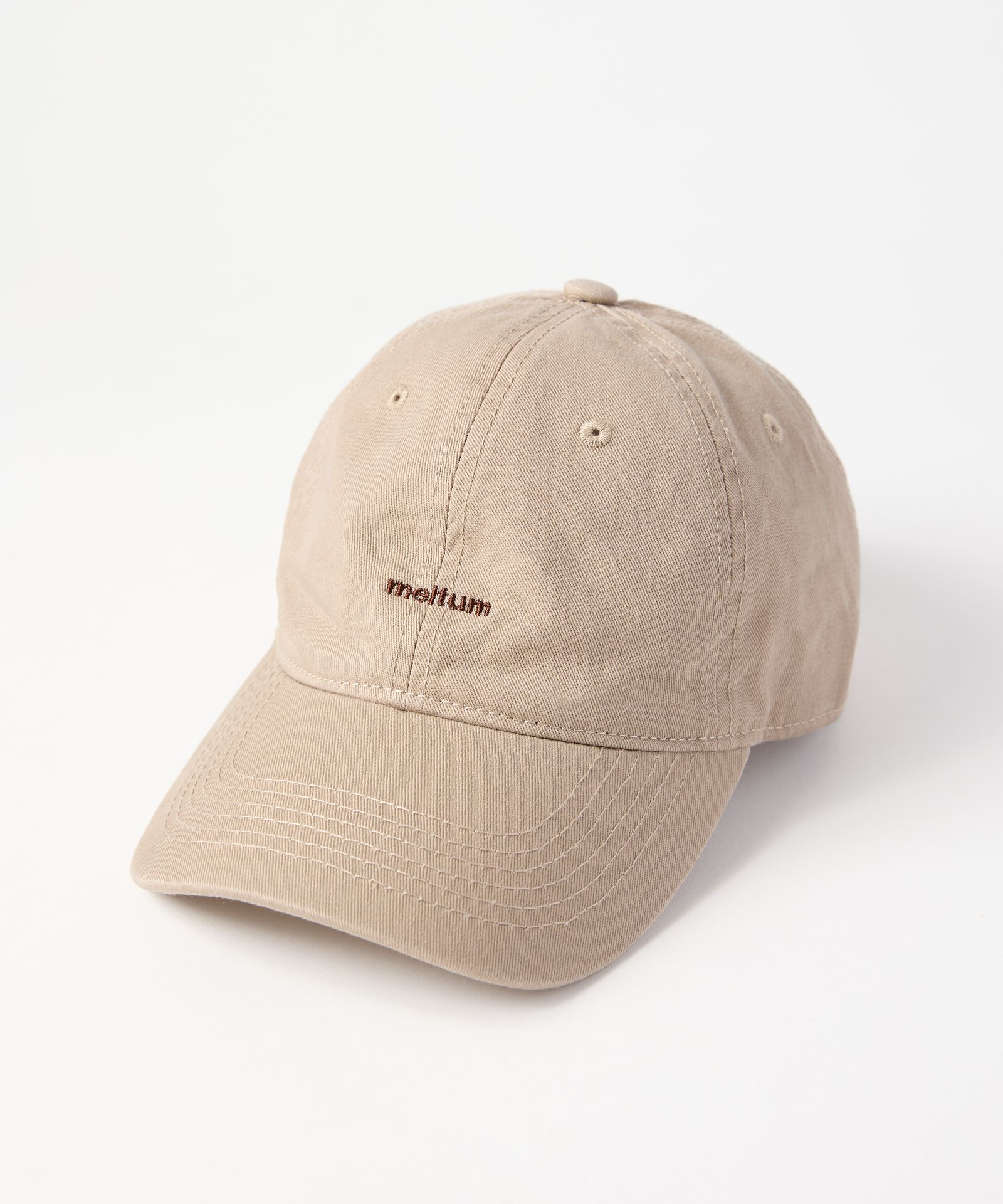 Basic Logo Cap / ベーシック ロゴ キャップ/ ベージュ / MTM-HT-0334-25-A