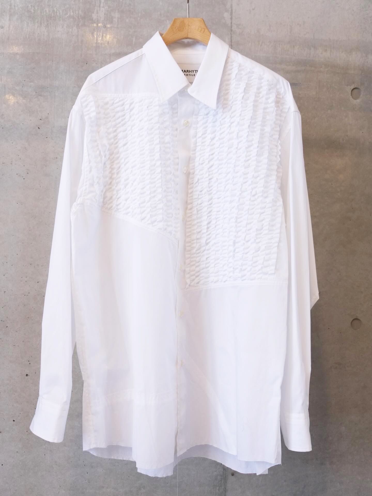 Frilled Patchwork Shirt