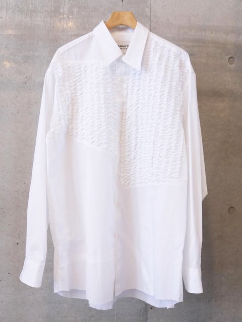 Frilled Patchwork Shirt