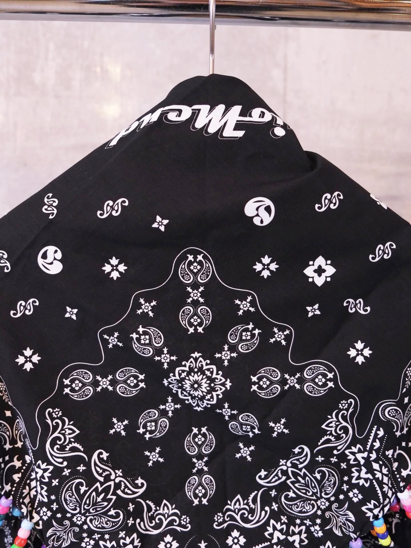 Bigsize Heart Fringe Bandana