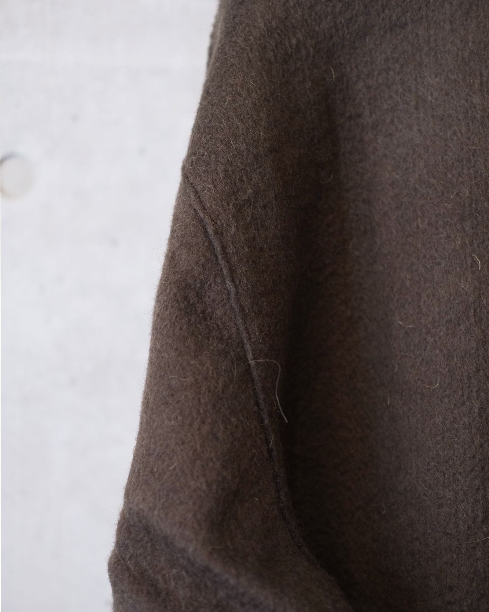 Cut Off 1B Cardigan(NEEDLE SHAGGY MOHAIR) / カーディガン / オリーブ / M-P2-KW6