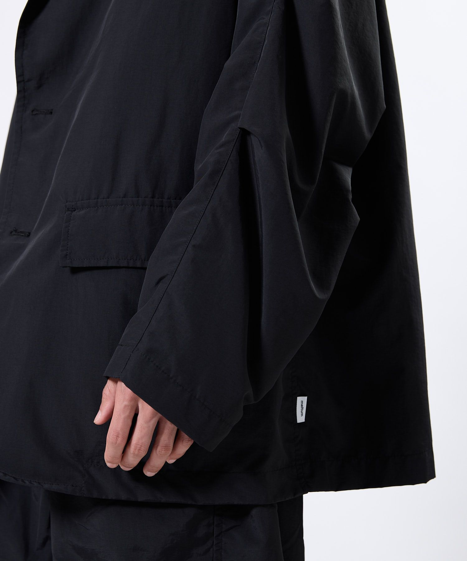 Supplex® DAILY LOOSE 2B JACKET / ルーズ 2Bジャケット / ブラック / MTM-JK-0384-26-C