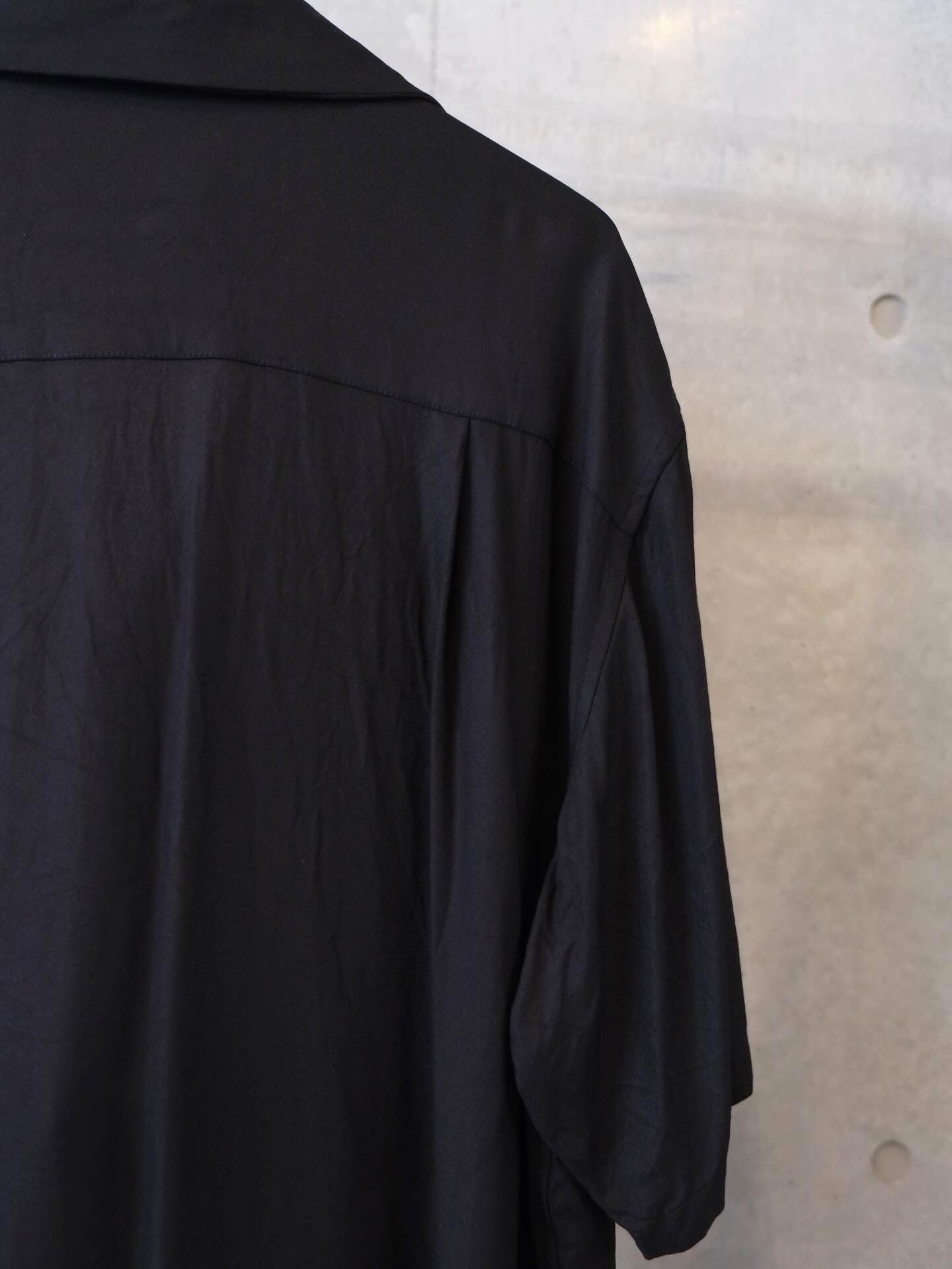 Paisley Embroidery Open Collar SS Shirt