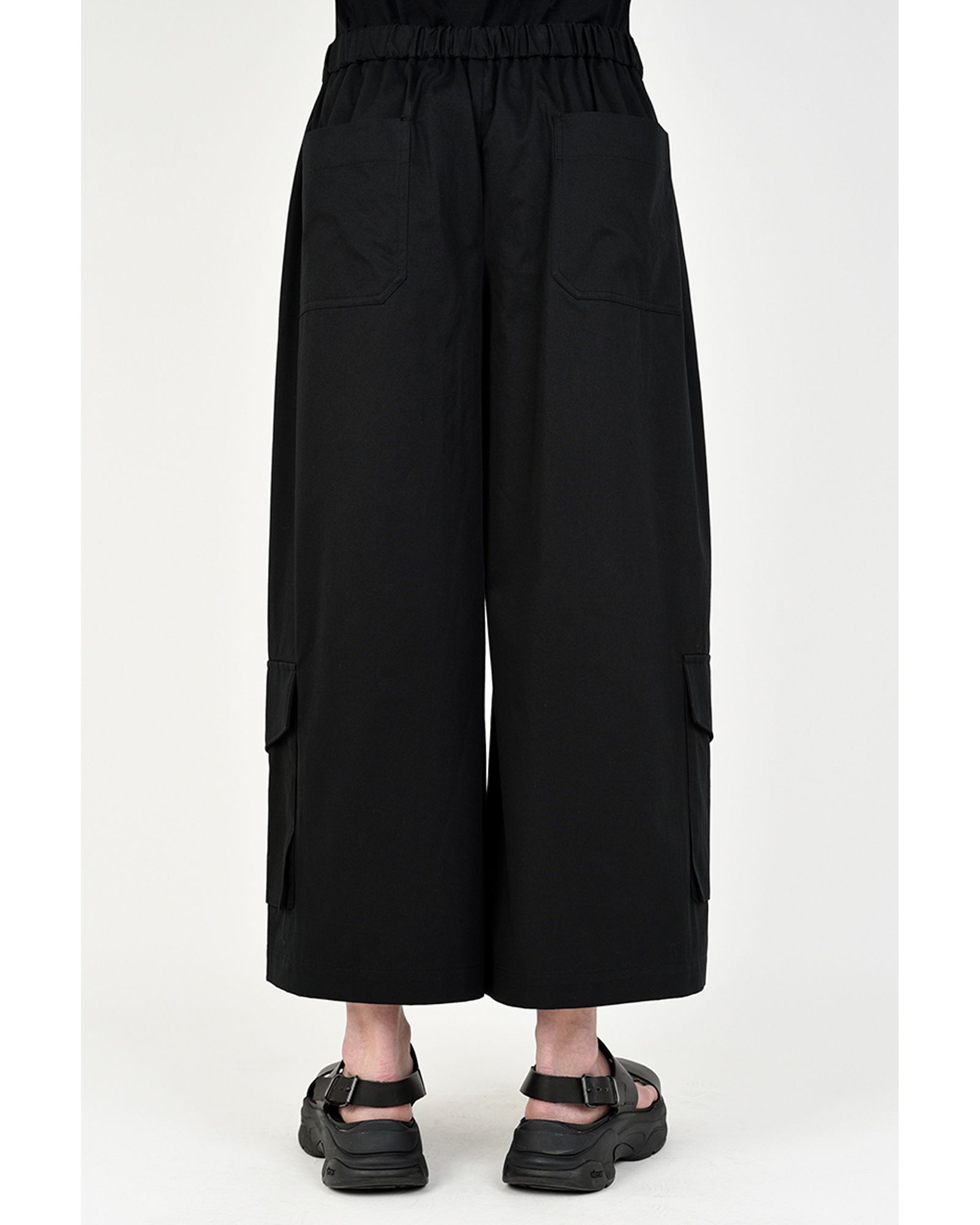 LAD MUSICIAN - Cropped Wide Cargo Pants | fakejam