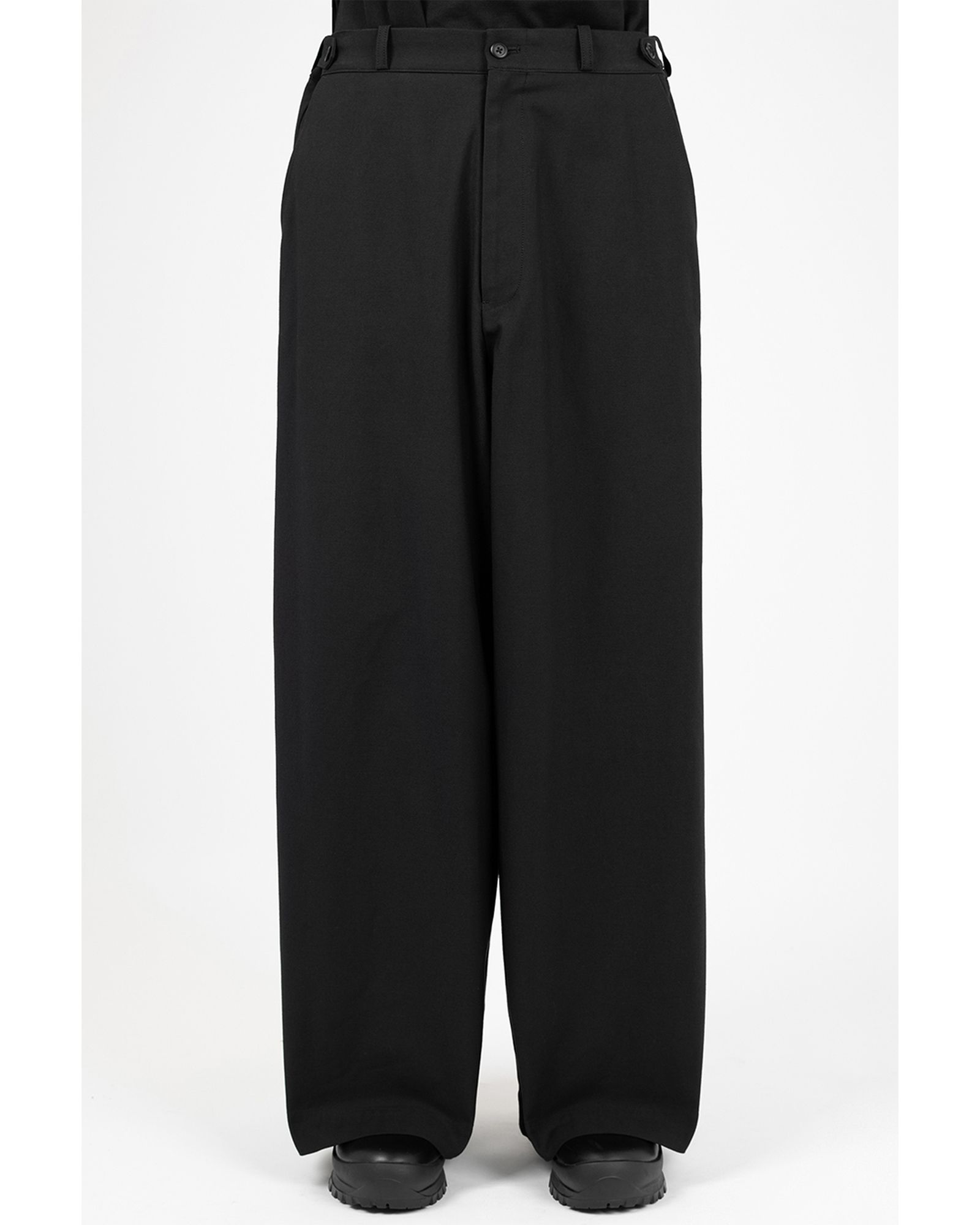 C/N CORDURA BACKSATIN BAGGY PANTS / バギーパンツ / ブラック / 2226-559