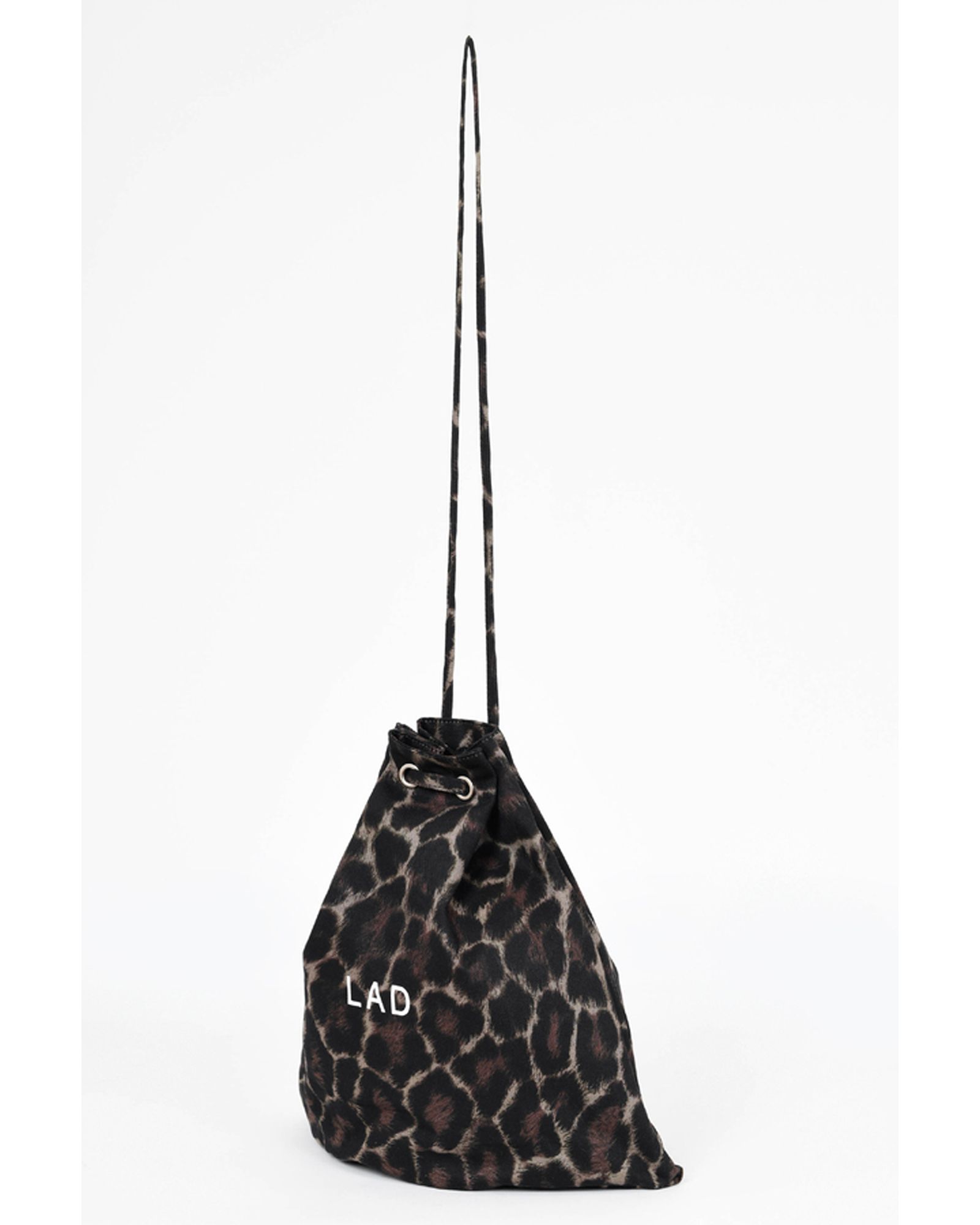 Leopard Drawstring Bag