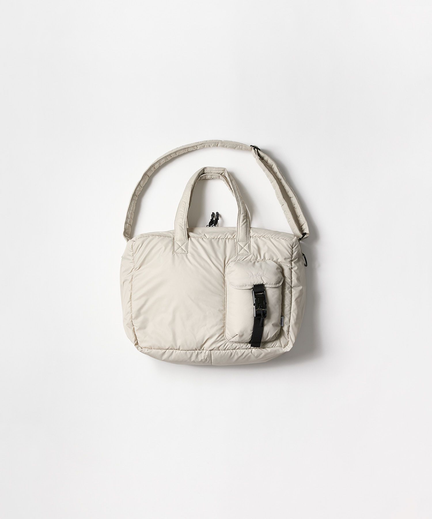 PADDING SHOULDER BAG / パディング ショルダーバッグ / ライトグレー / MTM-BG-0316-25-C