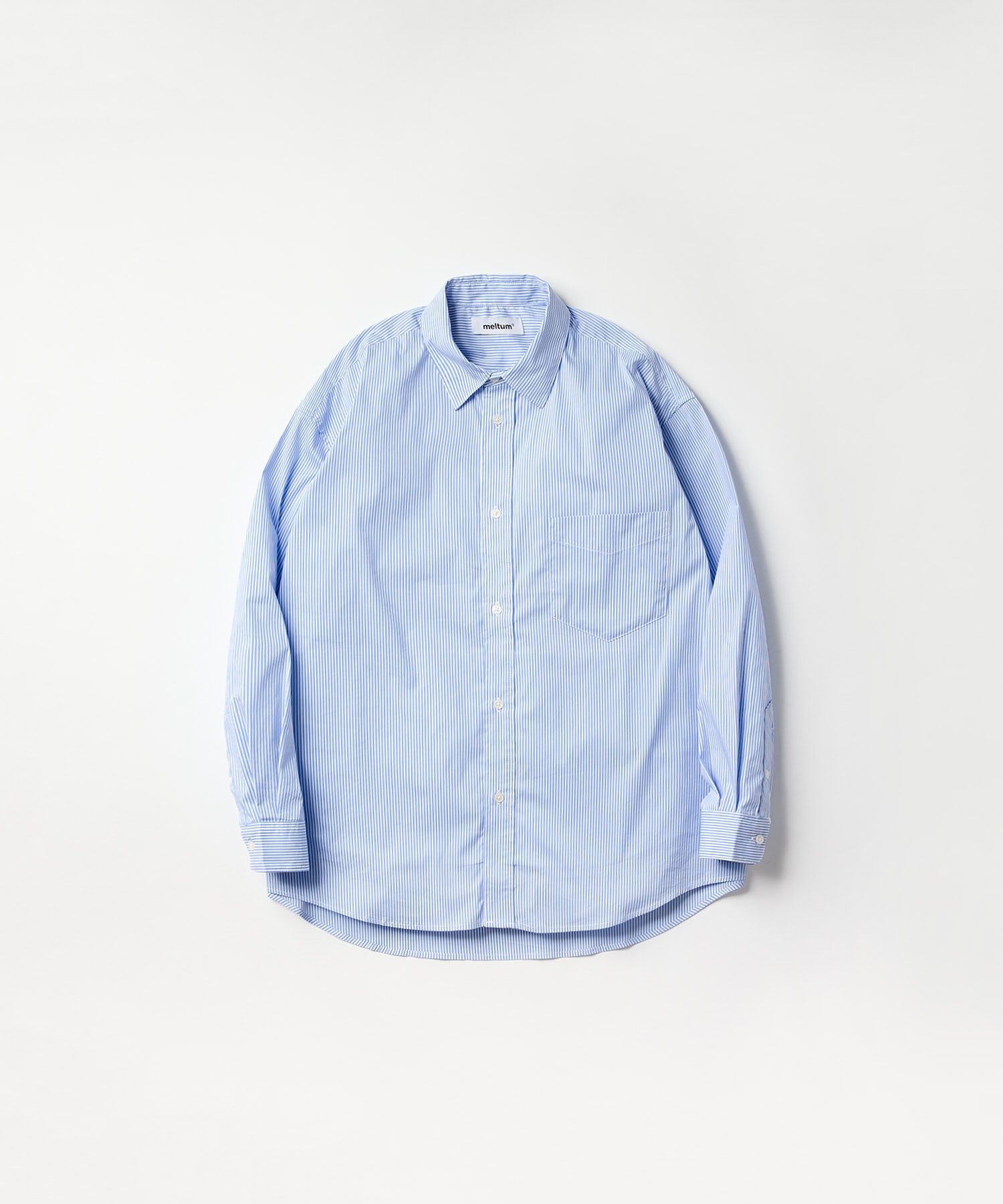 LOOSE STRIPE SHIRT L/S / ルーズ ストライプ シャツ / ブルー / MTM-SH-0266-24-B