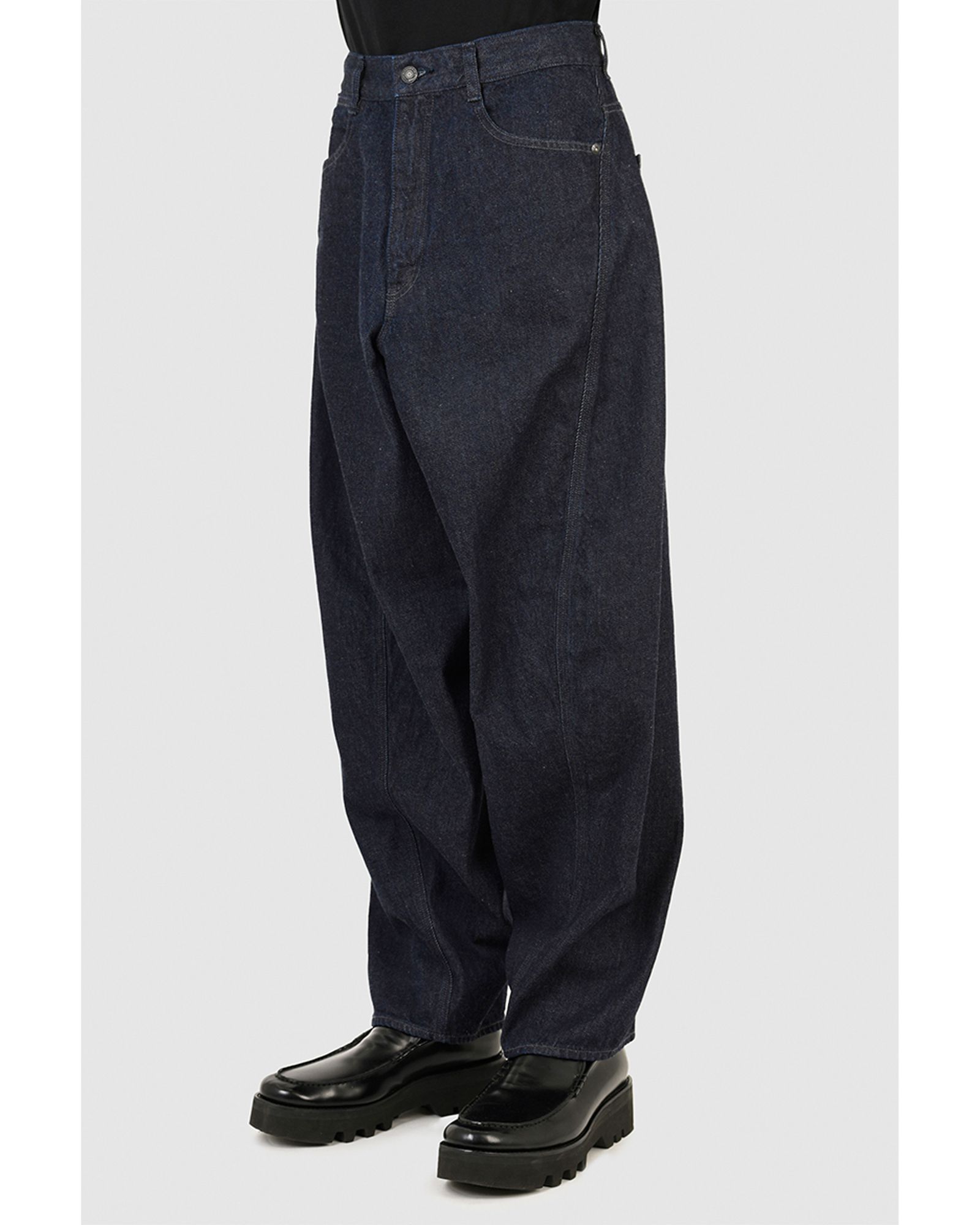 LAD MUSICIAN - 12oz Wide Denim Pants | fakejam