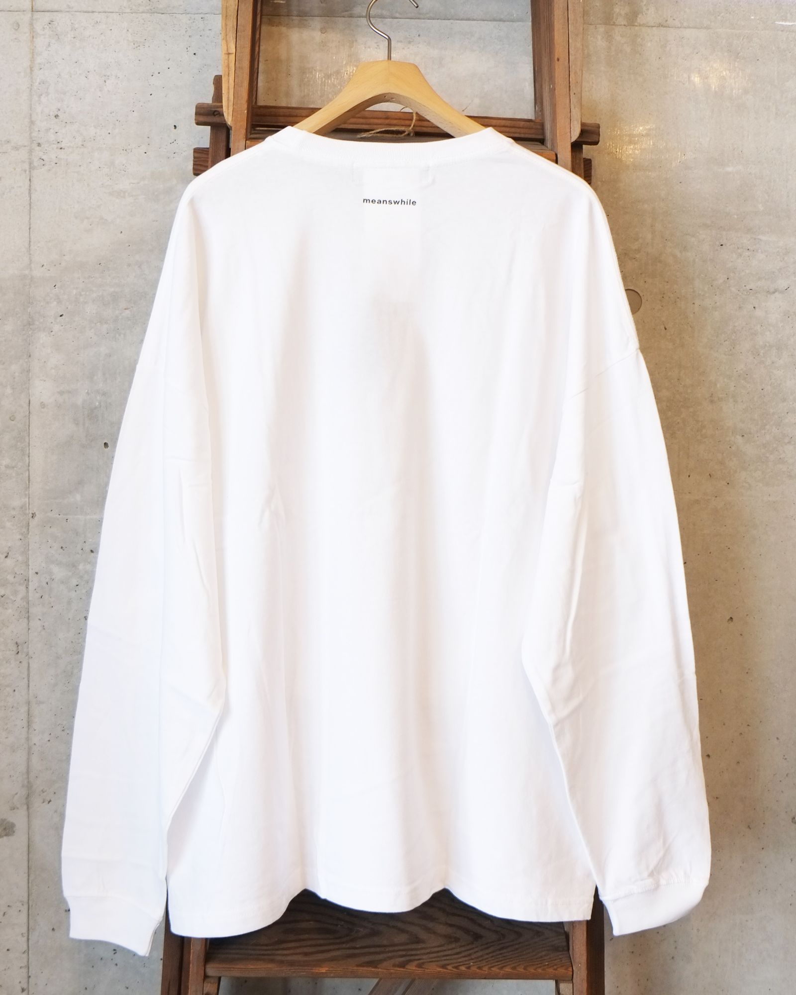 Abstract Photograph L/S Tee / ロングスリーブ Tシャツ / ホワイト / MW-CT26102