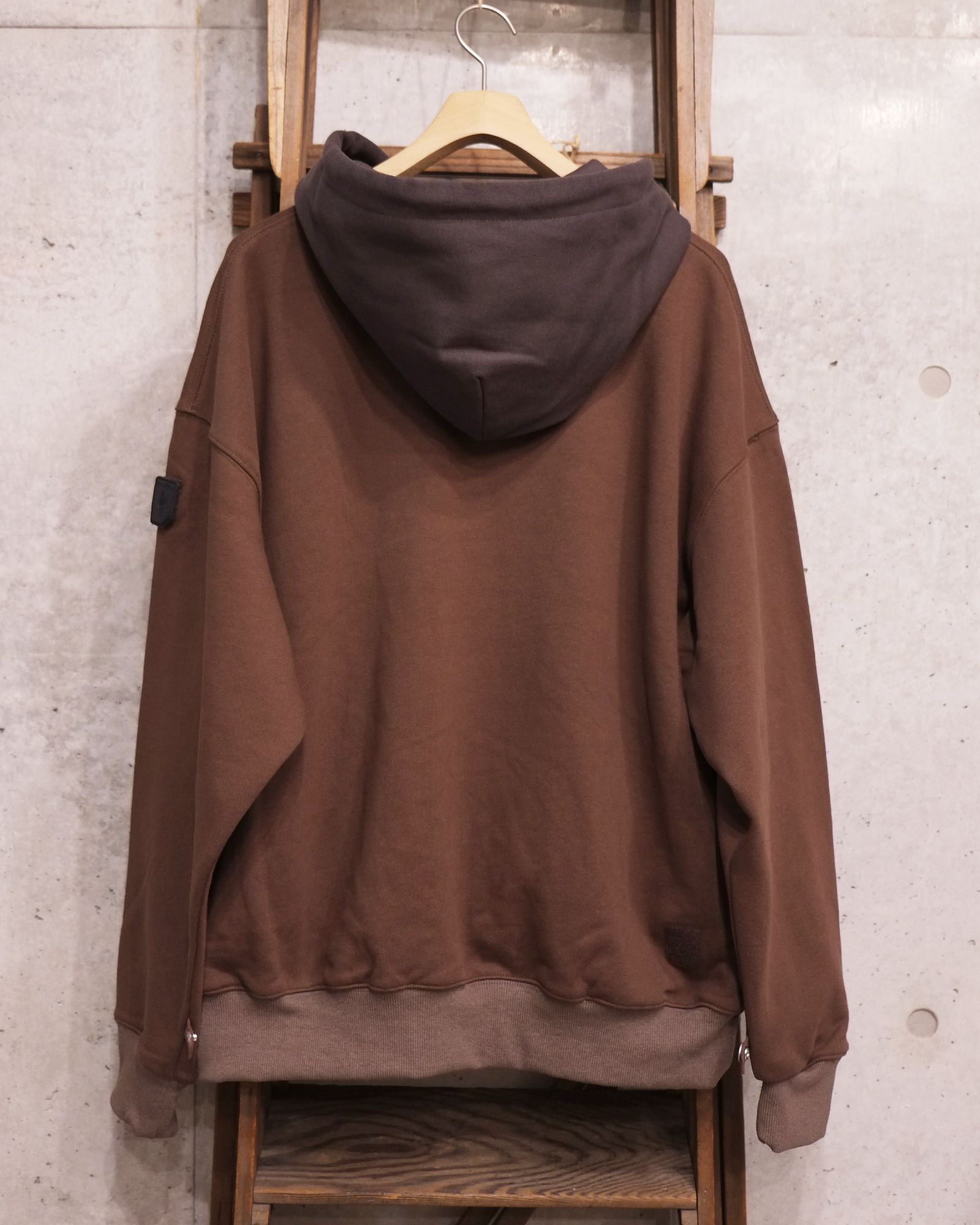 Mini Zip Hoodie / パーカー / ブラウン / PD-262-HCS-031