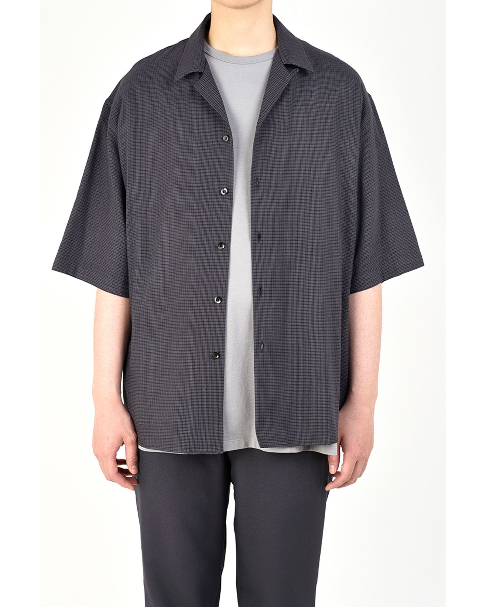 LAD MUSICIAN - Open Collar Big Shirt | fakejam