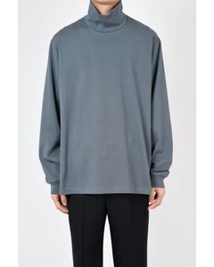 Long Sleeve High Neck Big T-Shirt