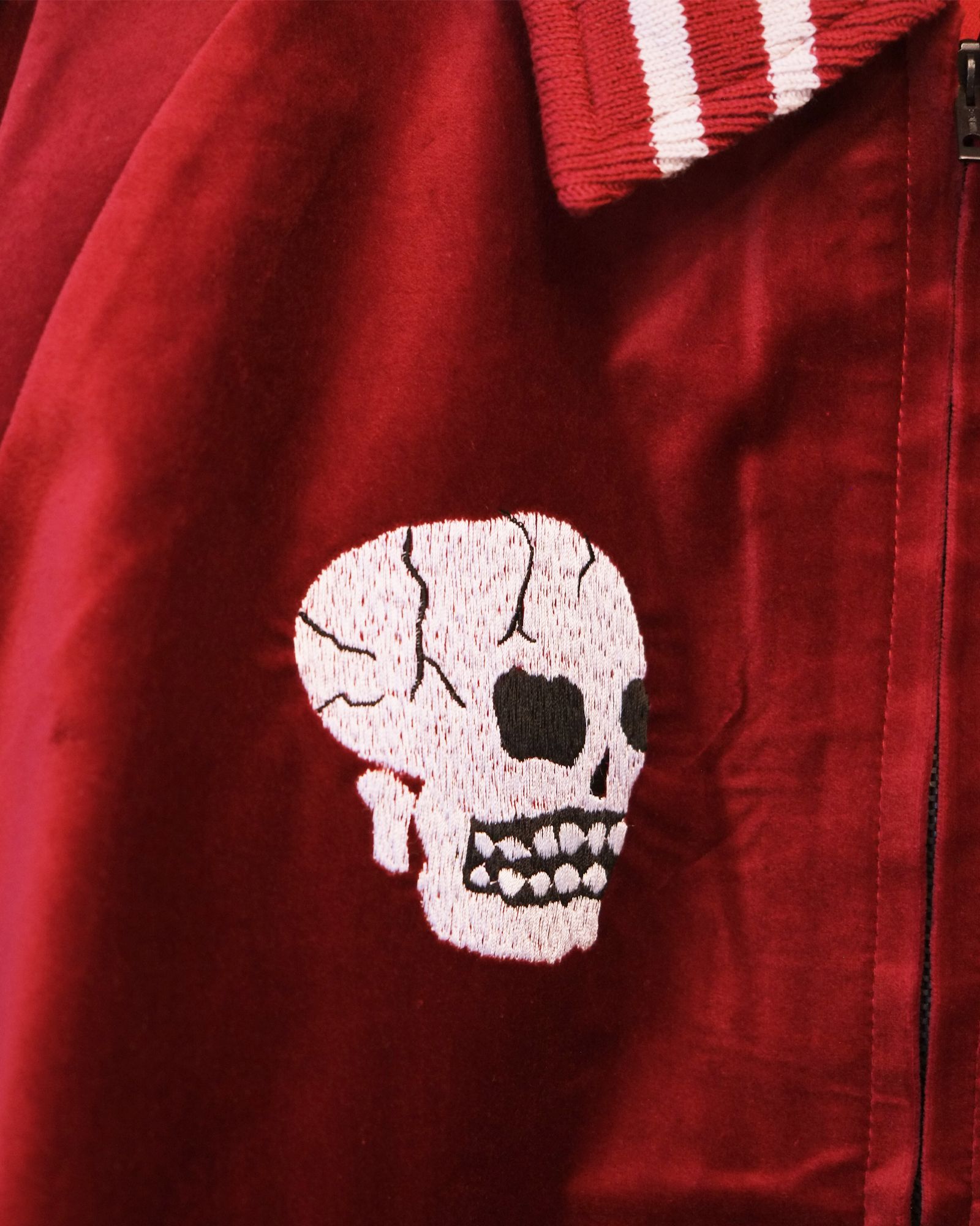 MINUS x A PUZZLING HOME Souvenir Racing Jacket(TWO FACE) / スカジャン レーシングジャケット / ワイン / M-P4-XA1