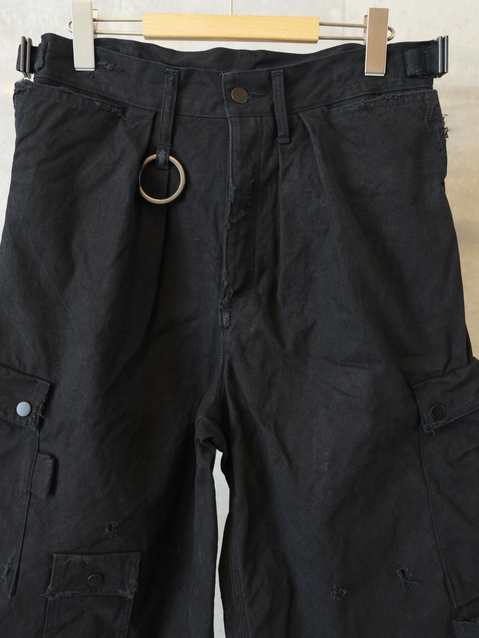 Heavy Cargo Short With Damaged(AGED CANVAS)