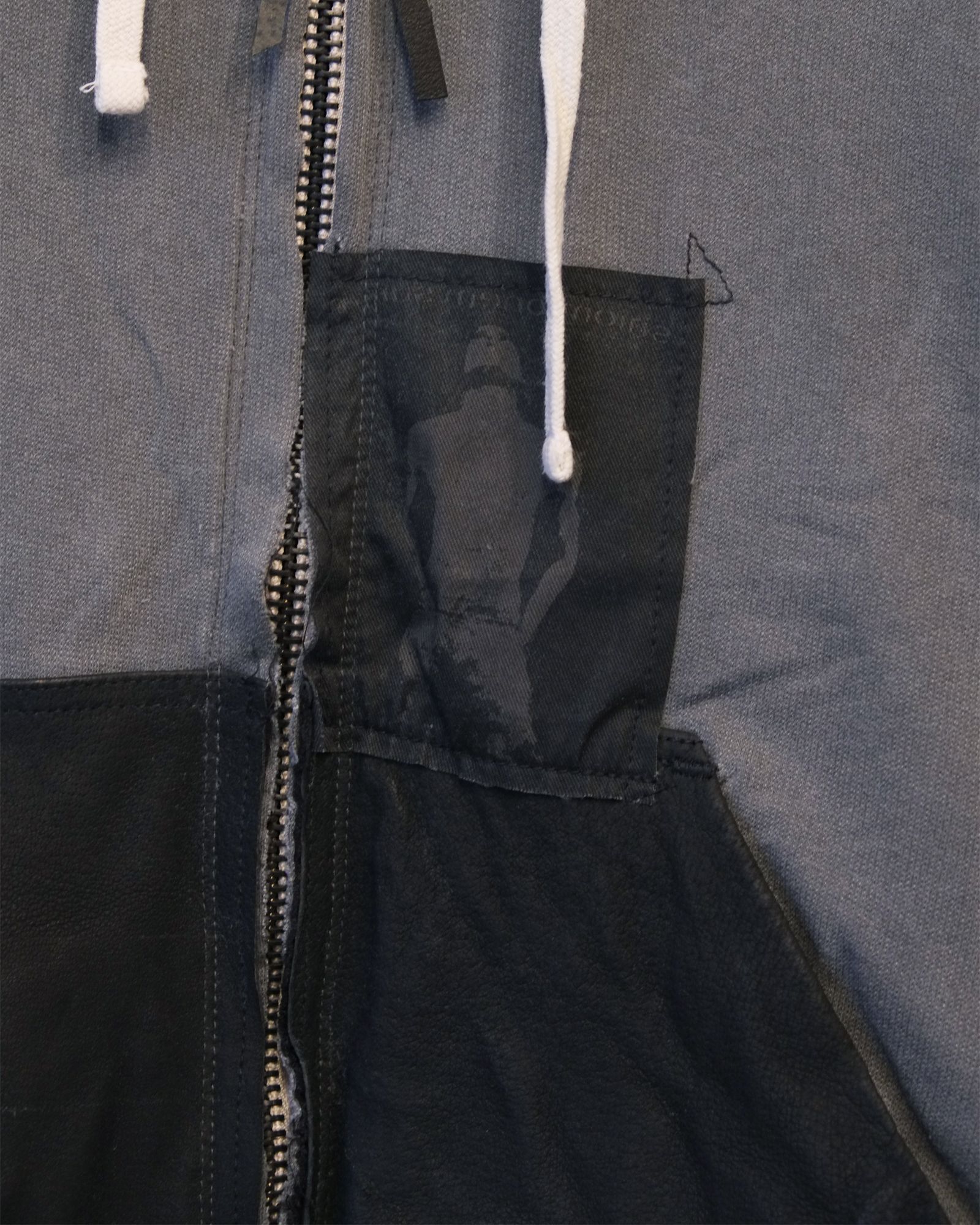 Bootleg Zip Up Hoodie With Patched(MIN) / ジップアップ パーカー / 10イヤーズ ブラック / M-P4-BG7